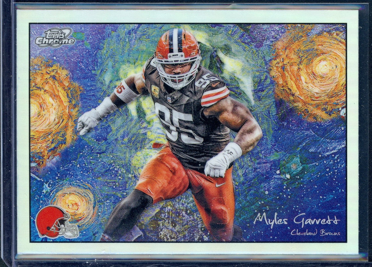 Topps 2025 Cosmic Chrome Stars in the Night Myles Garrett Clevland Football