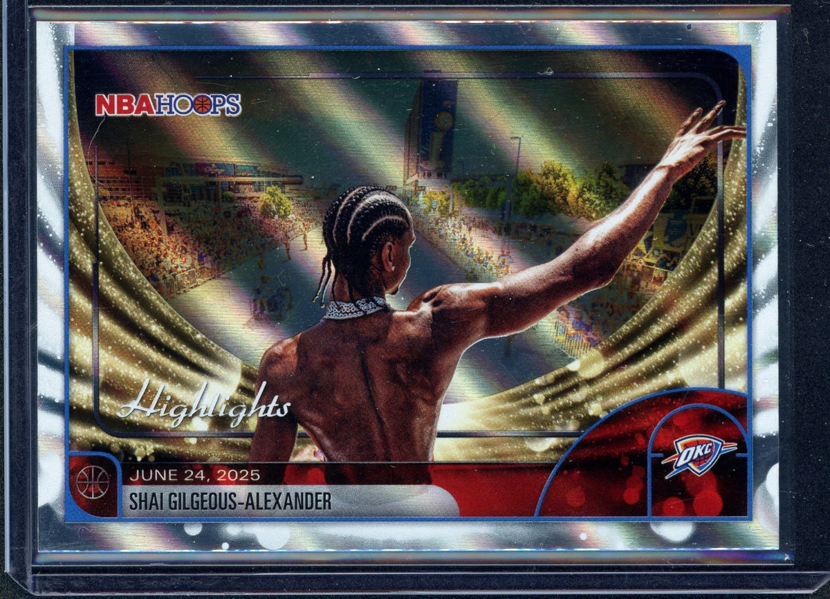 2025-26 Topps NBA Hoops #268 Shai Gilgeous-Alexander Highlights