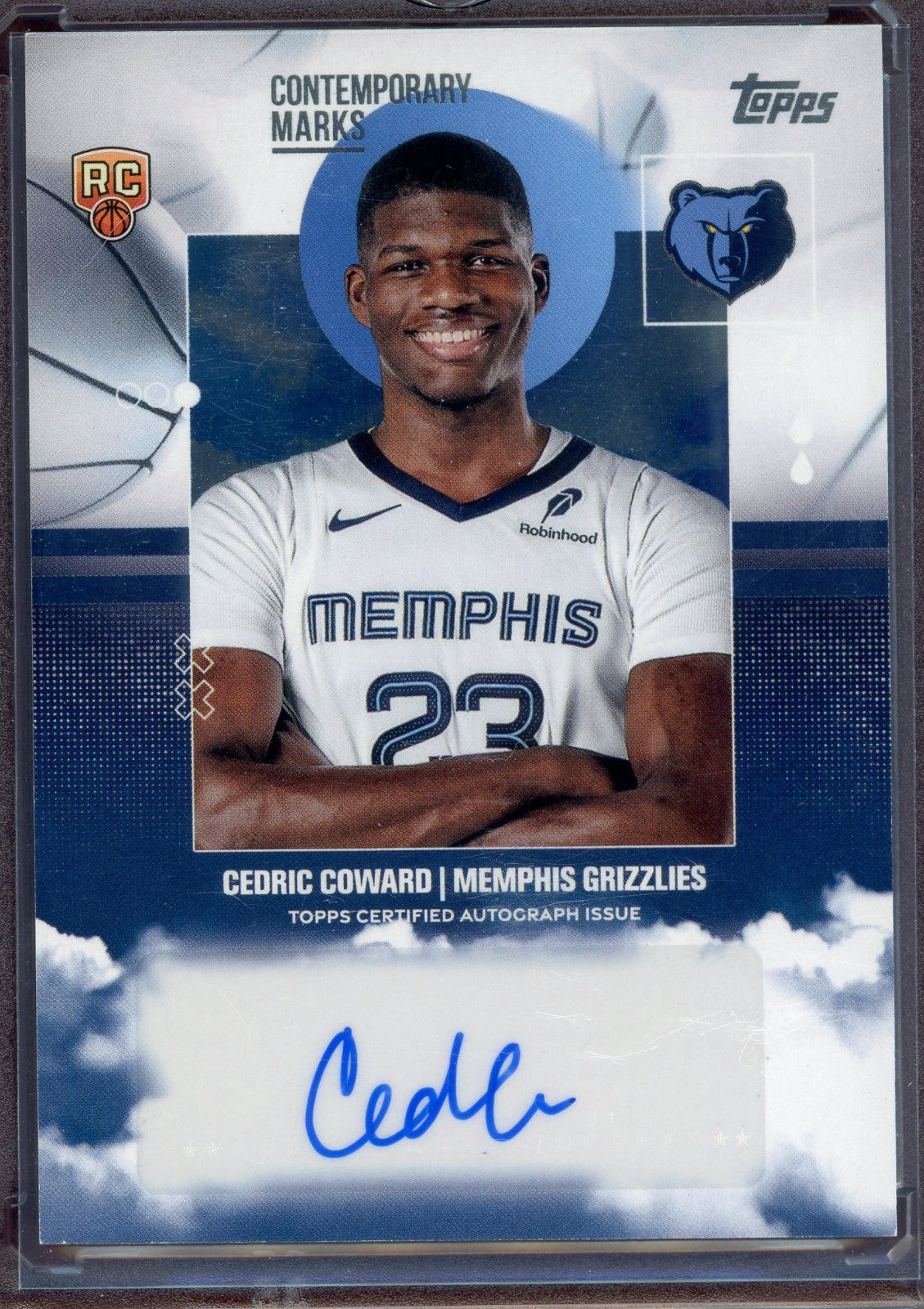 2025-26 Topps - Contemporary Marks Cedric Coward #CM-CC (AU, RC)