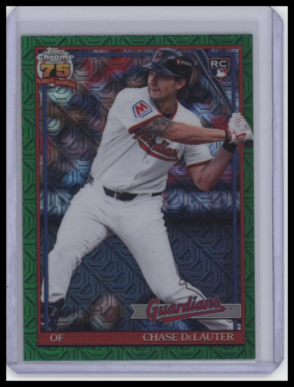 2026 Topps #91C2-13 Chase DeLauter 1991 Topps Baseball 35th Anniversary /99