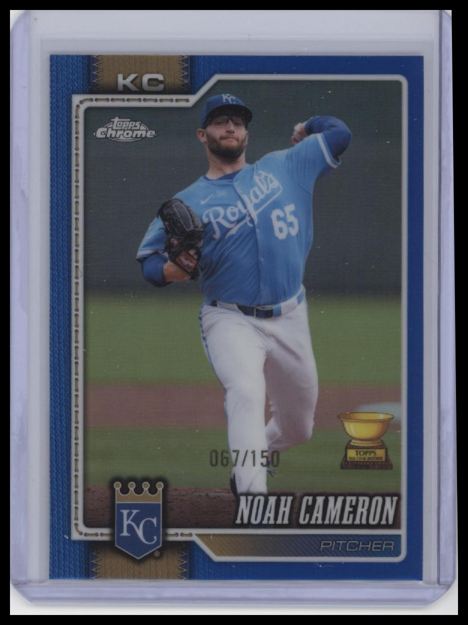2026 Topps #461 Noah Cameron Blue Holo Foil #/150