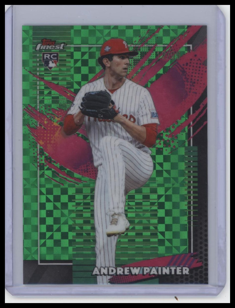 2026 Finest #287 Andrew Painter Green X-Fractors /99 (RC)