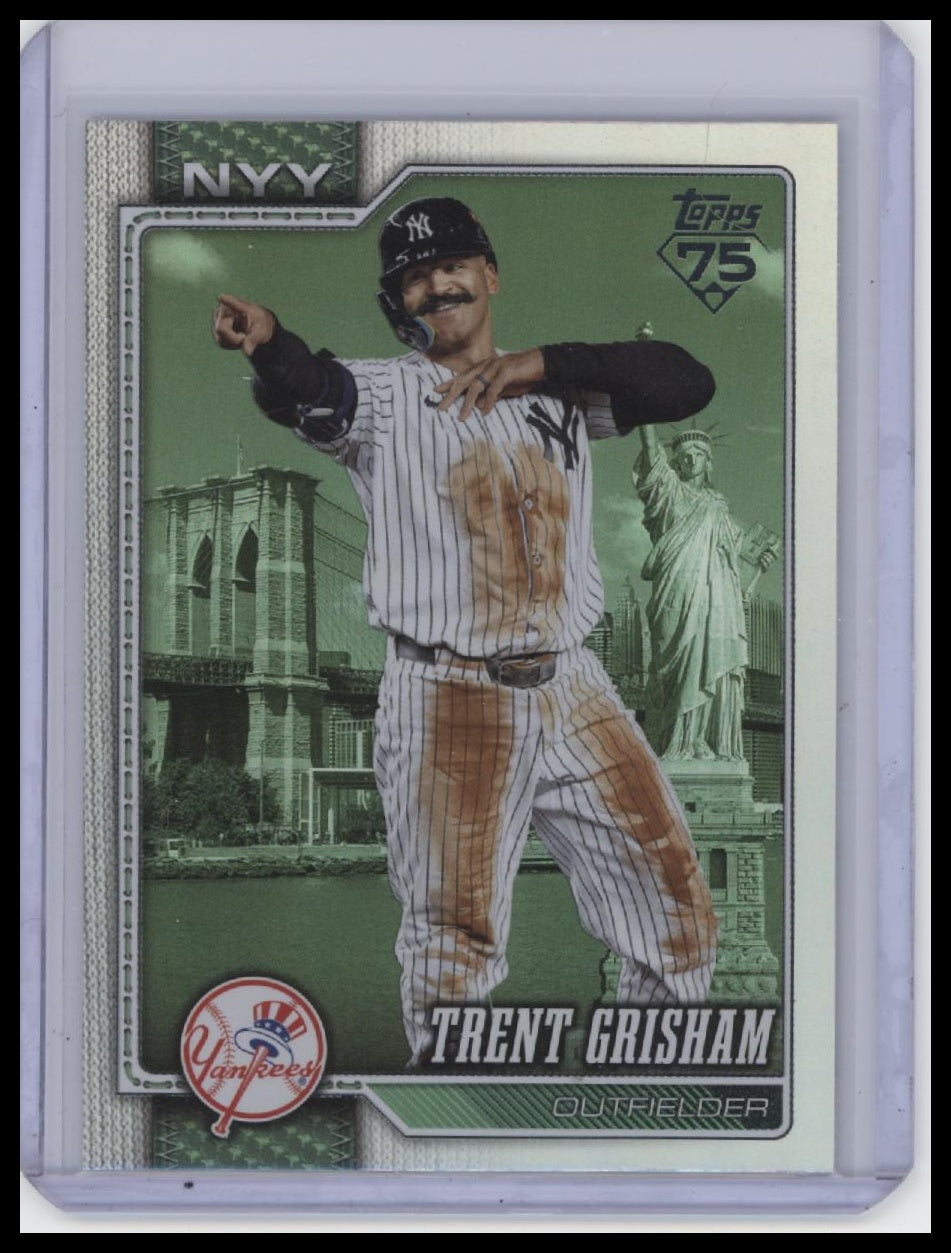 2026 Topps #425 Trent Grisham Big Apple Foil Fanatics Fest.