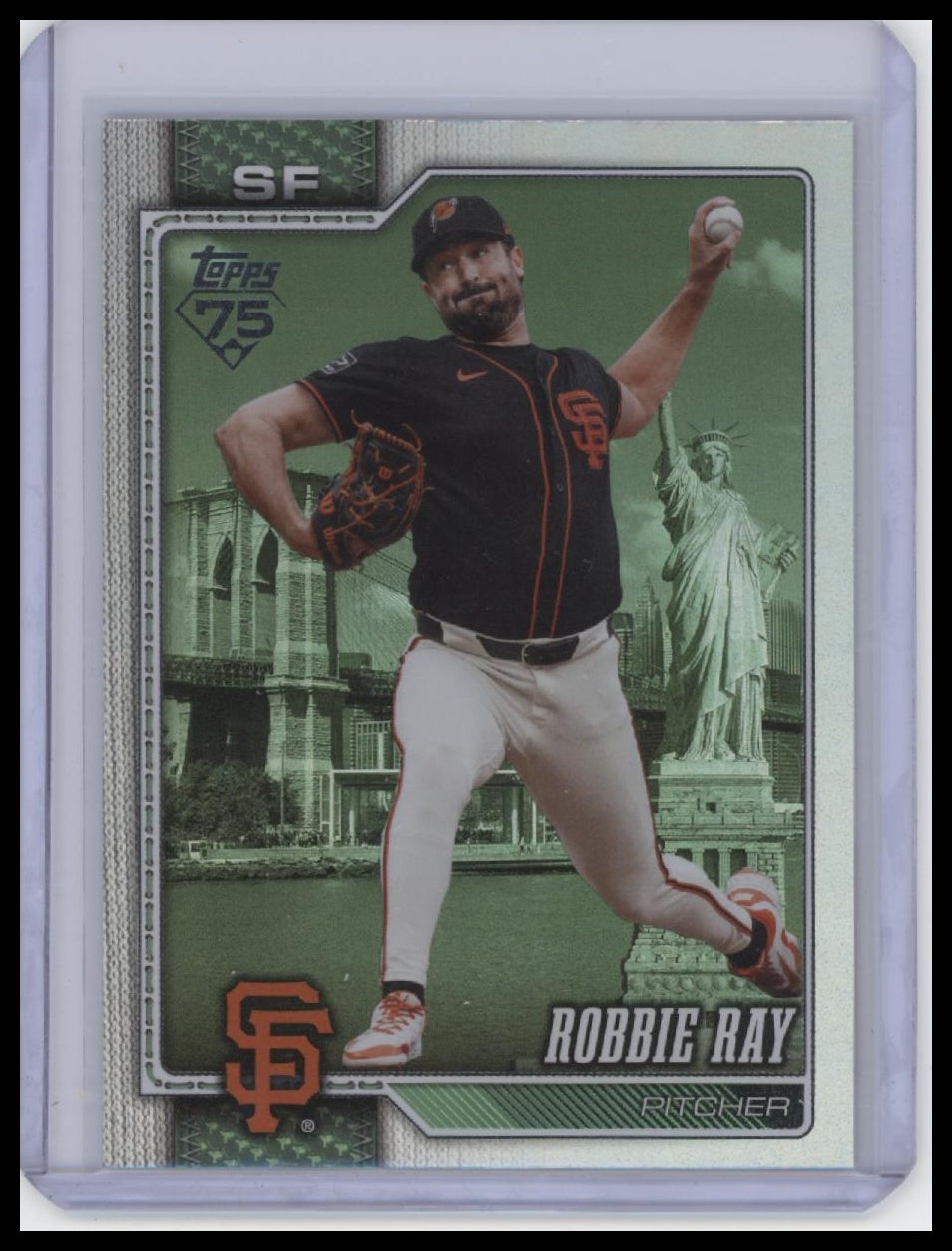 2026 Topps #367 Robbie Ray Big Apple Foil Fanatics Fest.