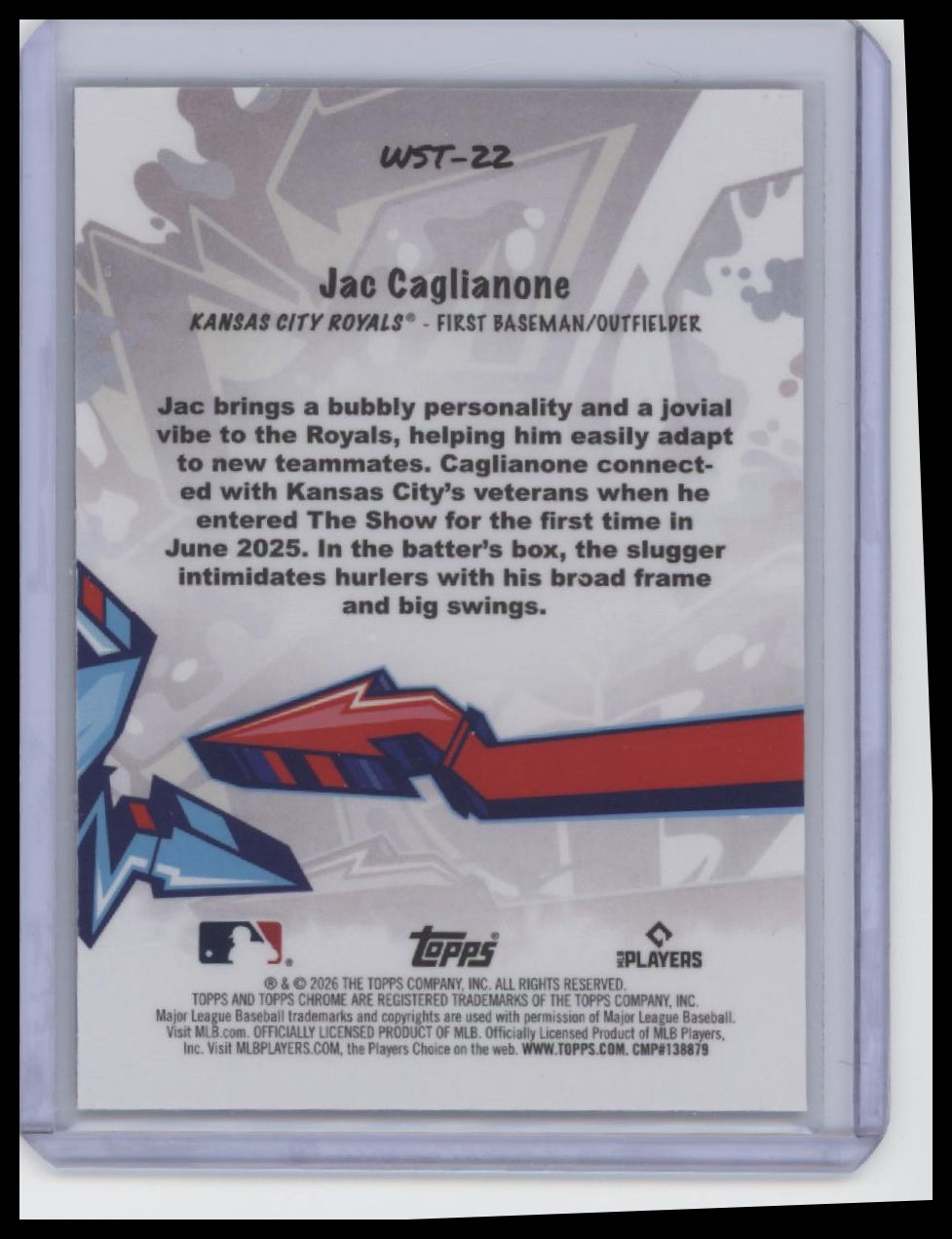 2026 Topps Chrome #WST-22 Jac Caglianone Wild Style (RC).
