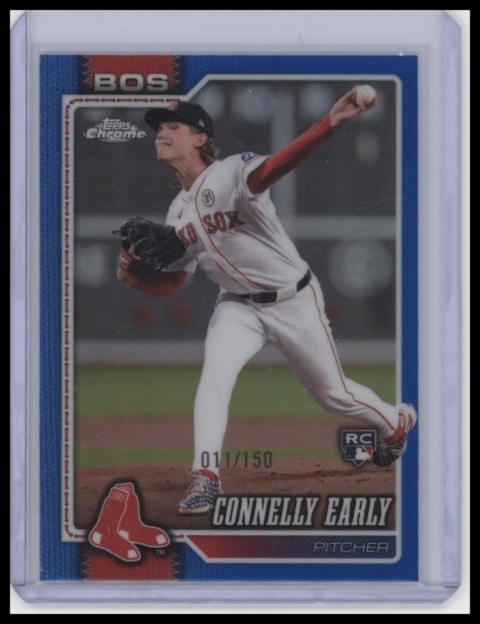 2026 Topps Chrome #129 Connelly Early Blue Refractors /150 (RC)
