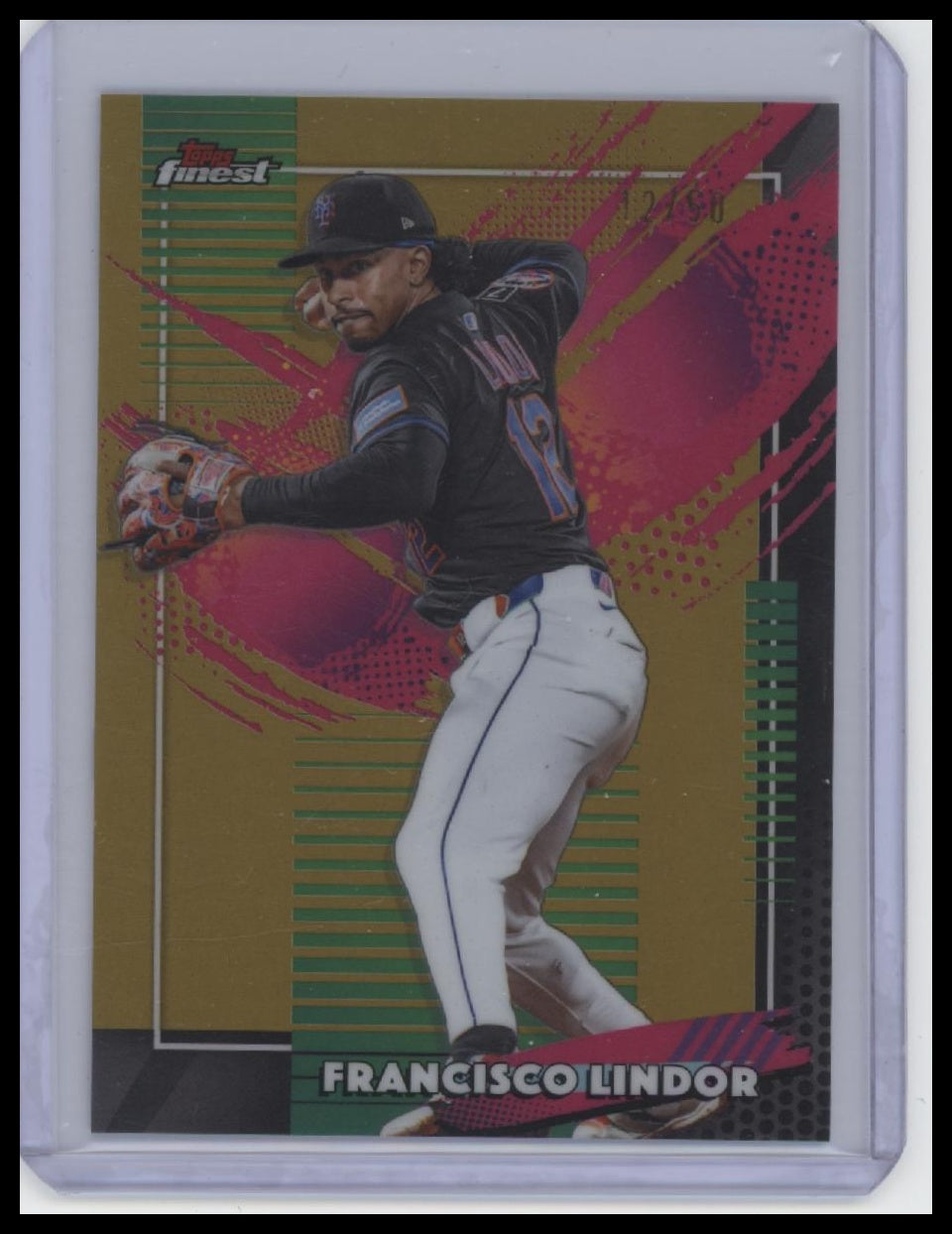 2026 Finest #220 Francisco Lindor Gold Refractors /50
