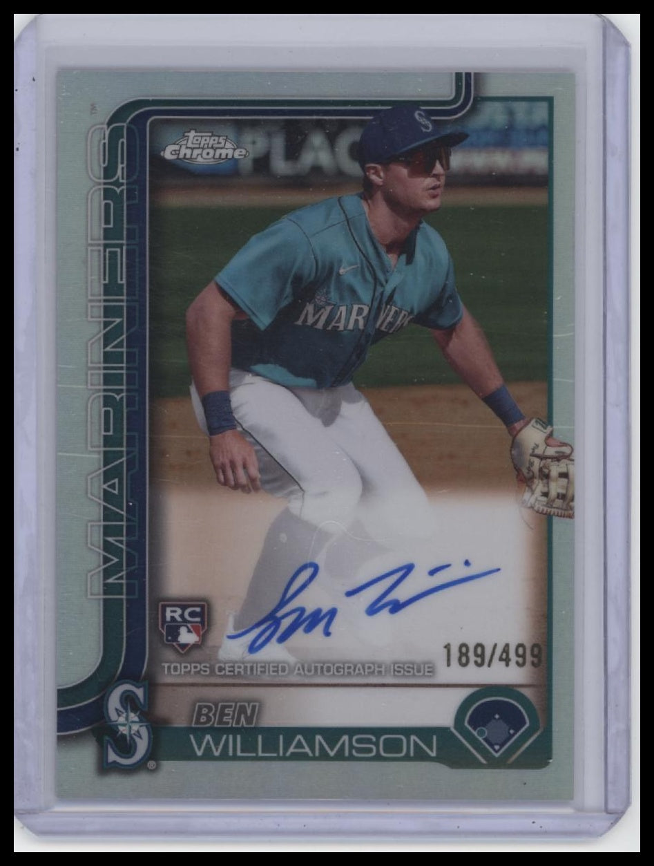 2025 Topps Chrome Update #RA-BW Ben Williamson Autographs /499 (RC, AU).