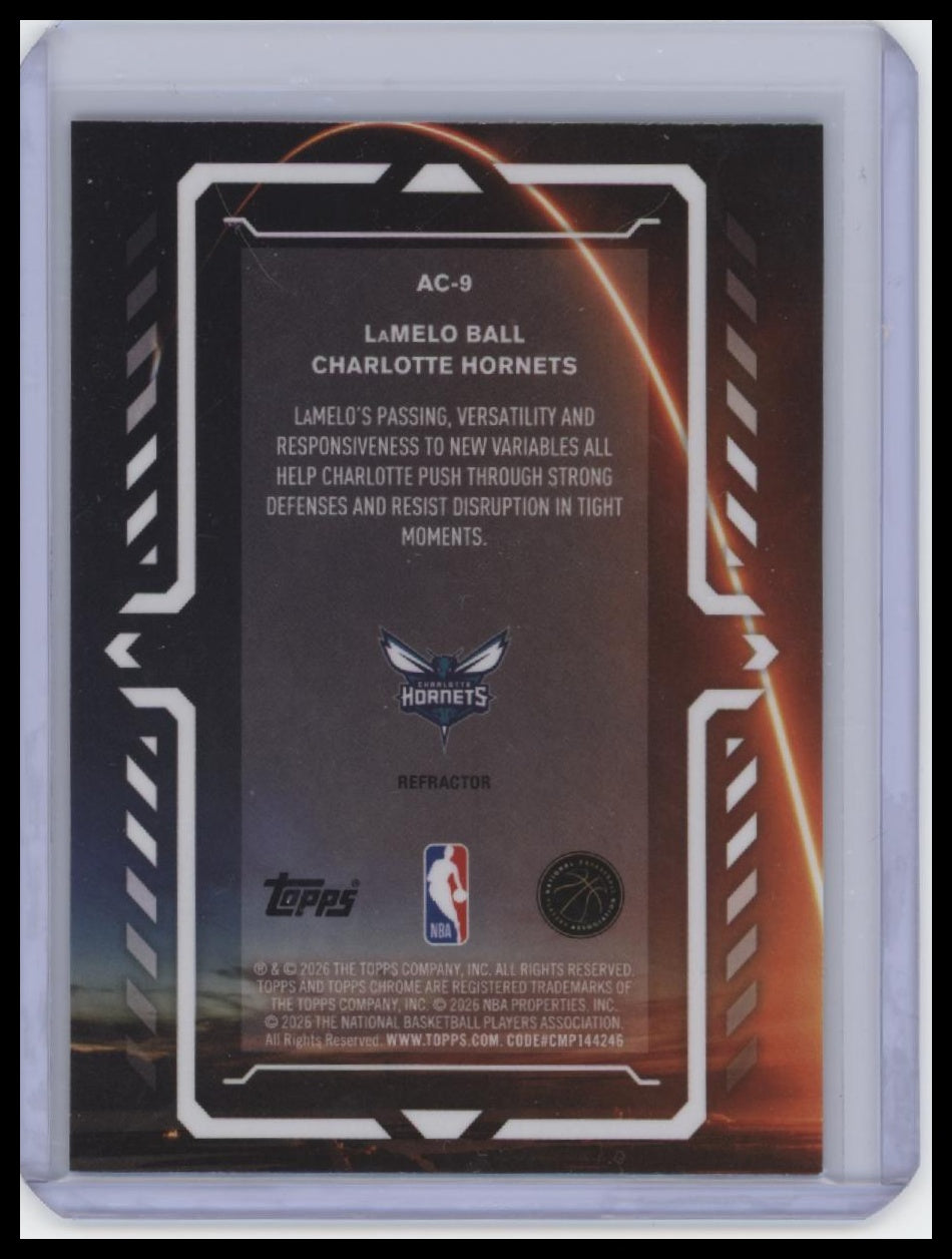 2025-26 Topps Chrome Update #AC-9 LaMelo Ball Activators
