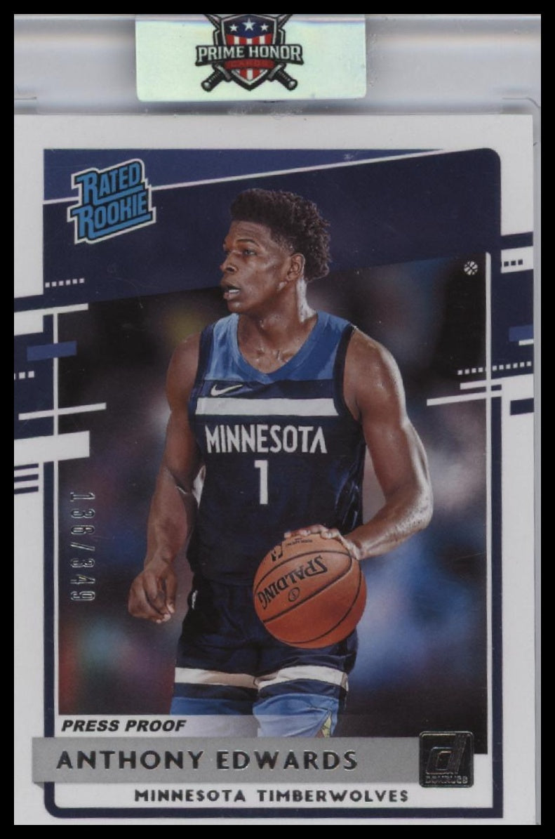 2020-21 Donruss #201 Anthony Edwards
