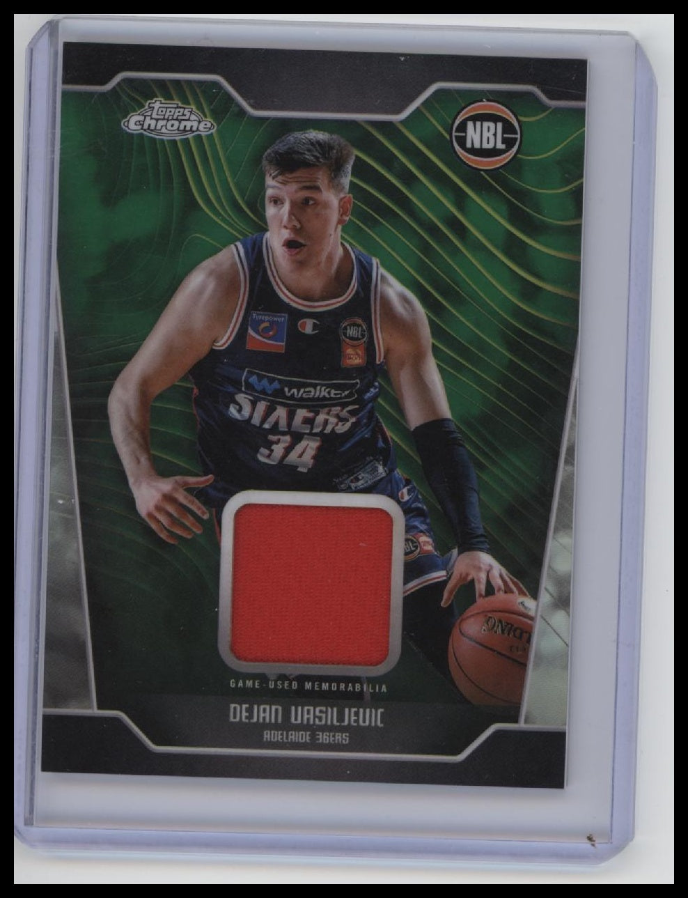 2024-25 Topps Chrome NBL #NR-DV Dejan Vasiljevic NBL Relics