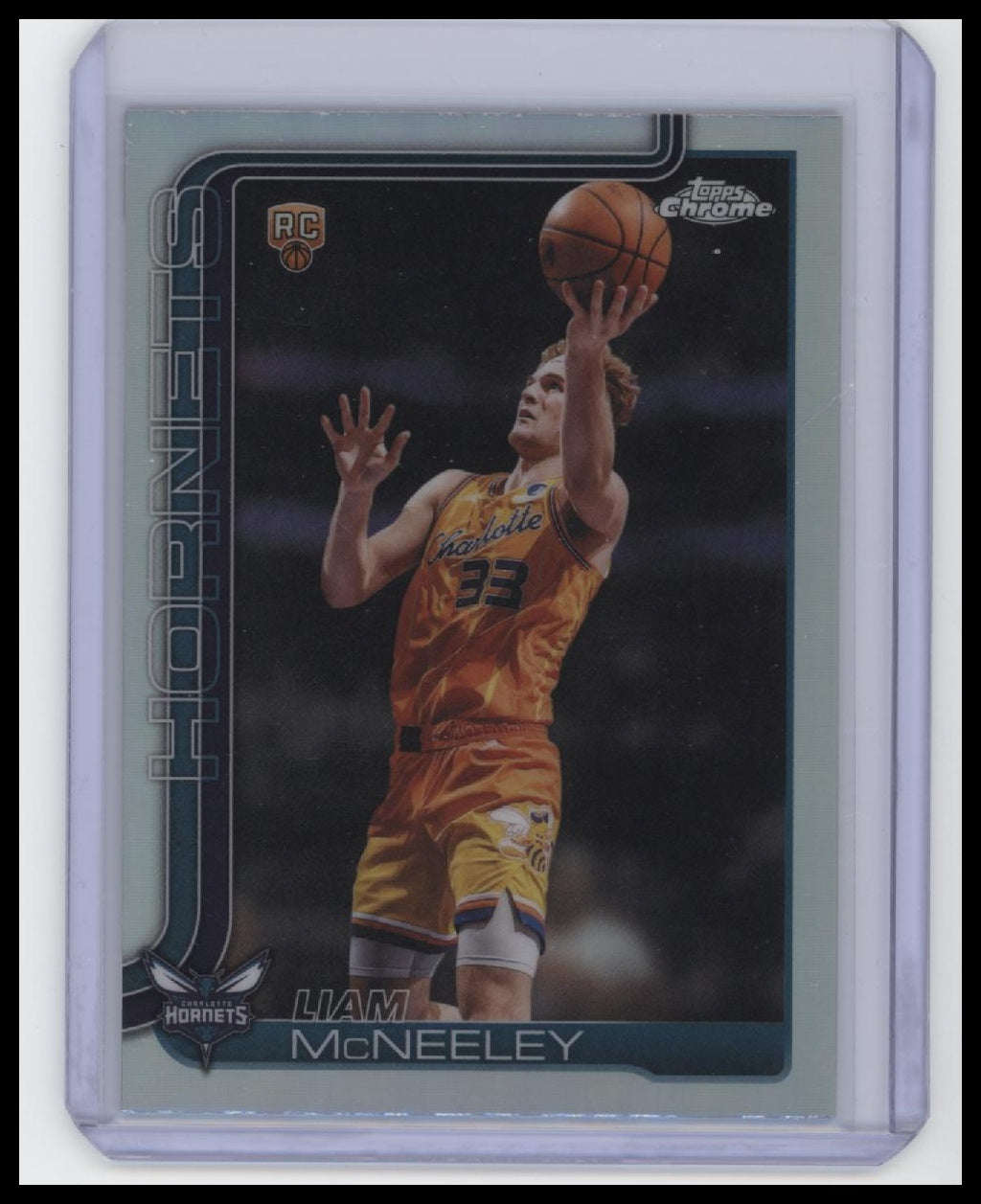 2025-26 Topps Chrome Update #179 Liam McNeeley Refractor