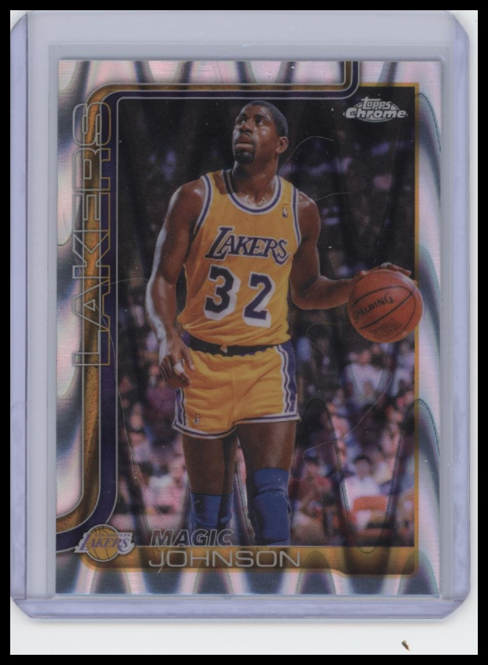 2025-26 Topps Chrome Update #149 Magic Johnson RayWave Refractor