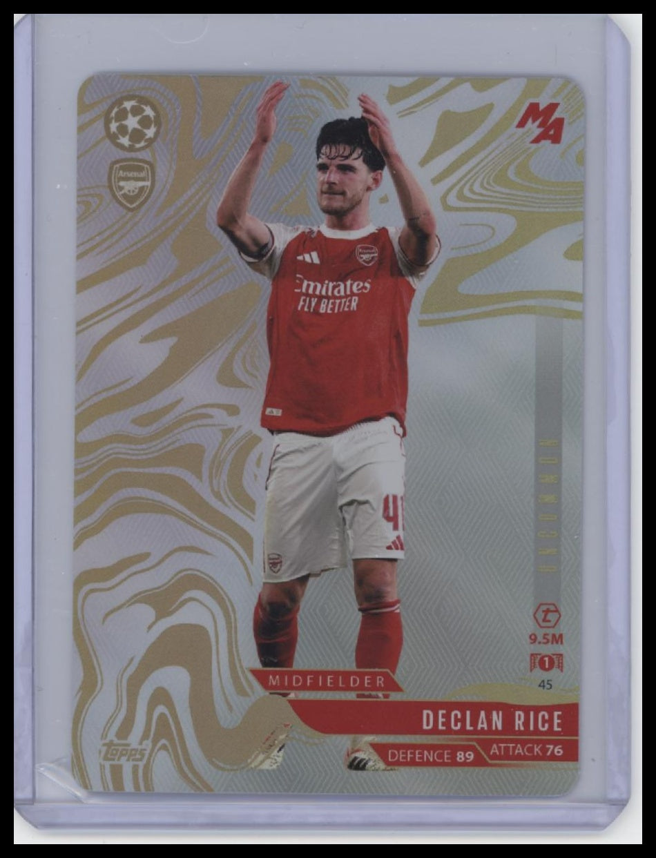 2025-26 Topps Match Attax Madness UEFA Champions League #45 Declan Rice