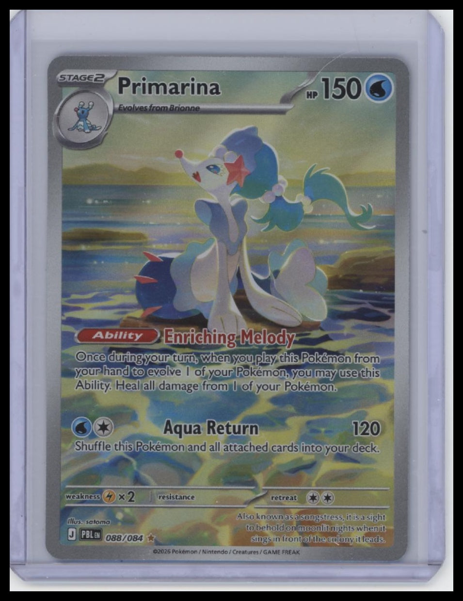 M5: Abyss Eye #085/081 Primarina