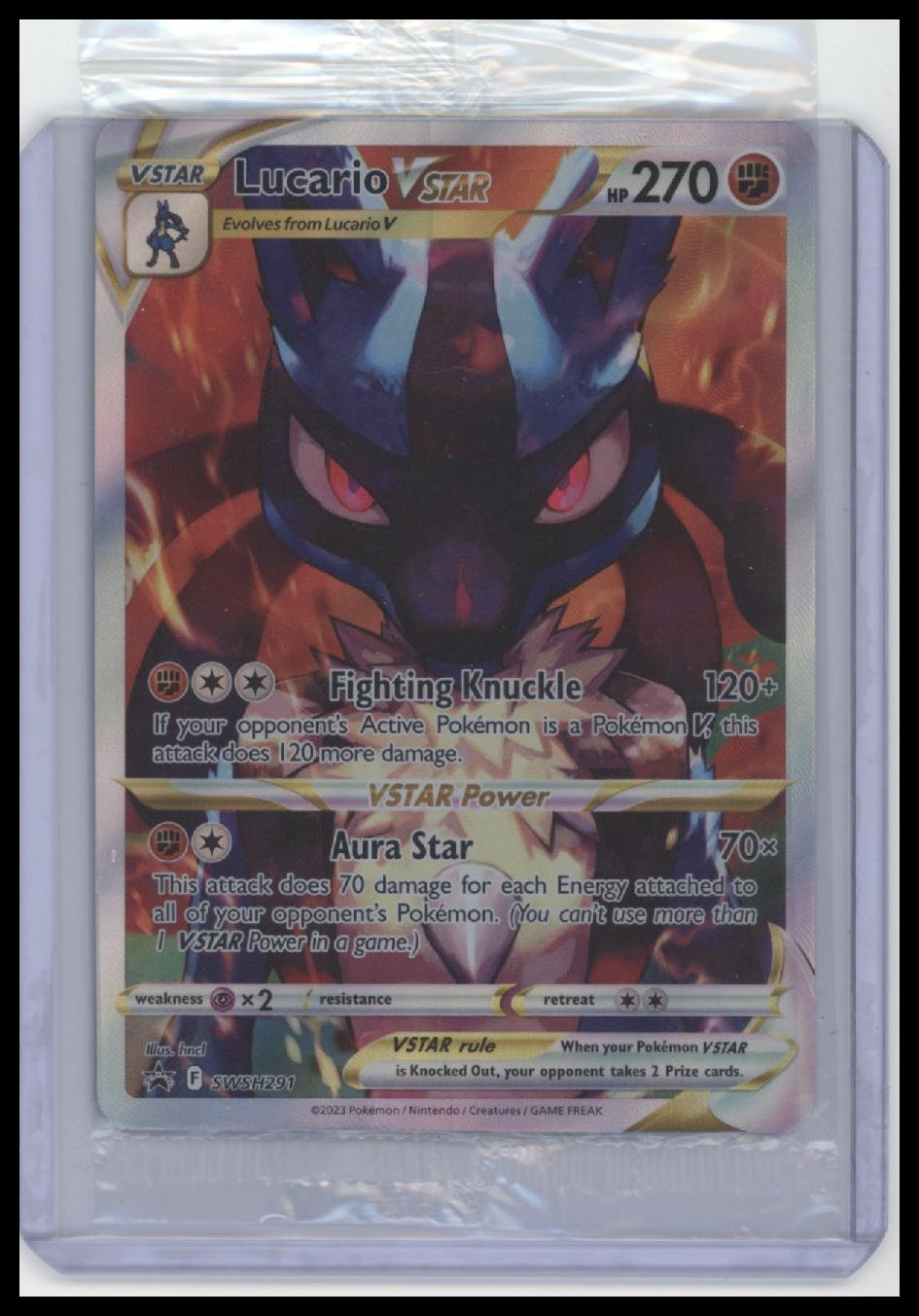 SWSH: Sword & Shield Promo Cards #SWSH291 Lucario VSTAR
