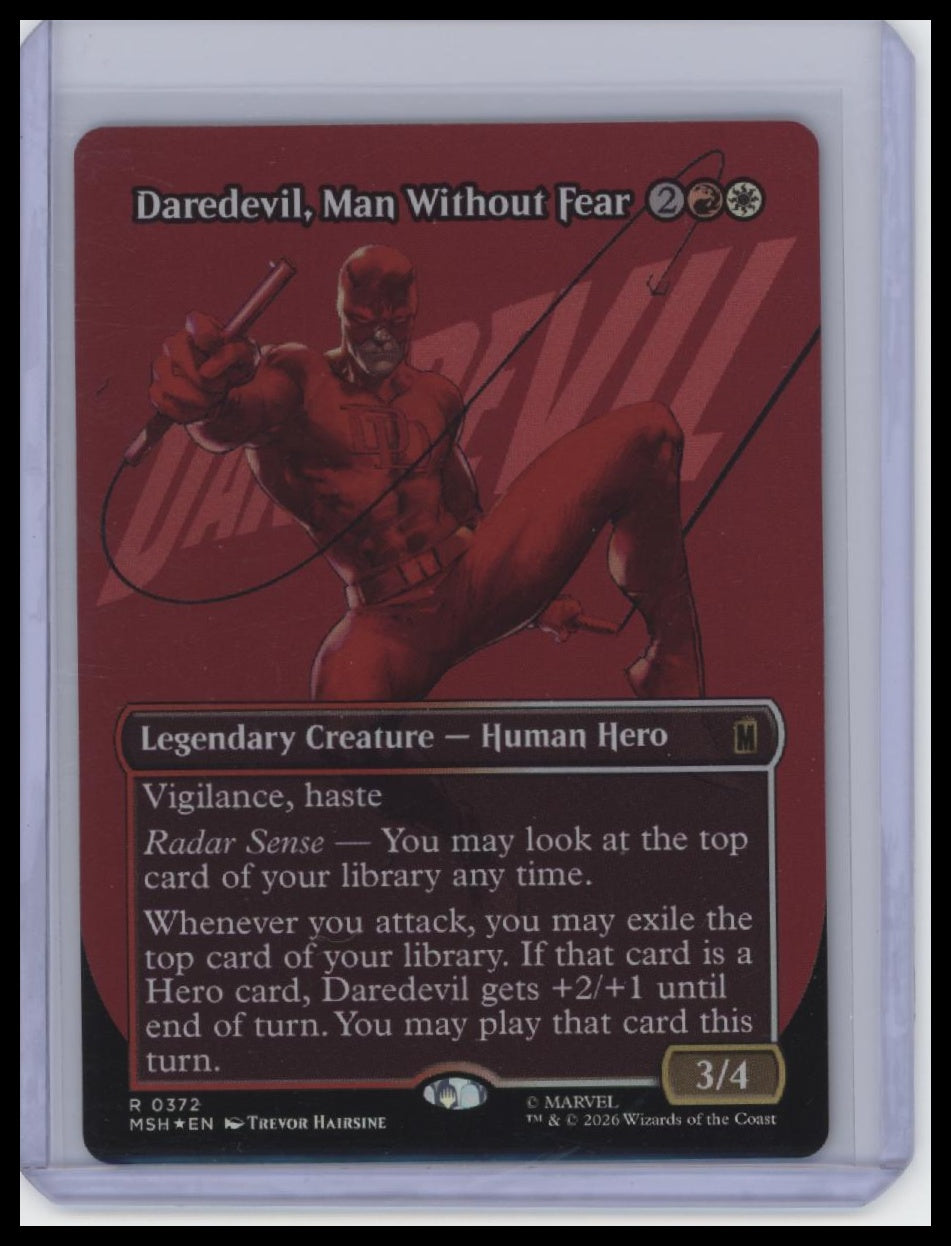 Marvel Super Heroes #372 Daredevil, Man Without Fear (Borderless) (0372)