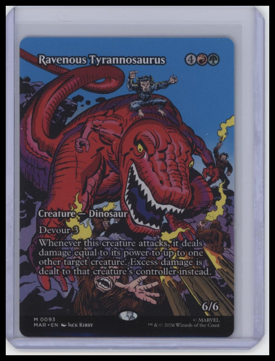 Marvel Universe Eternal-Legal #93 Ravenous Tyrannosaurus (Borderless)