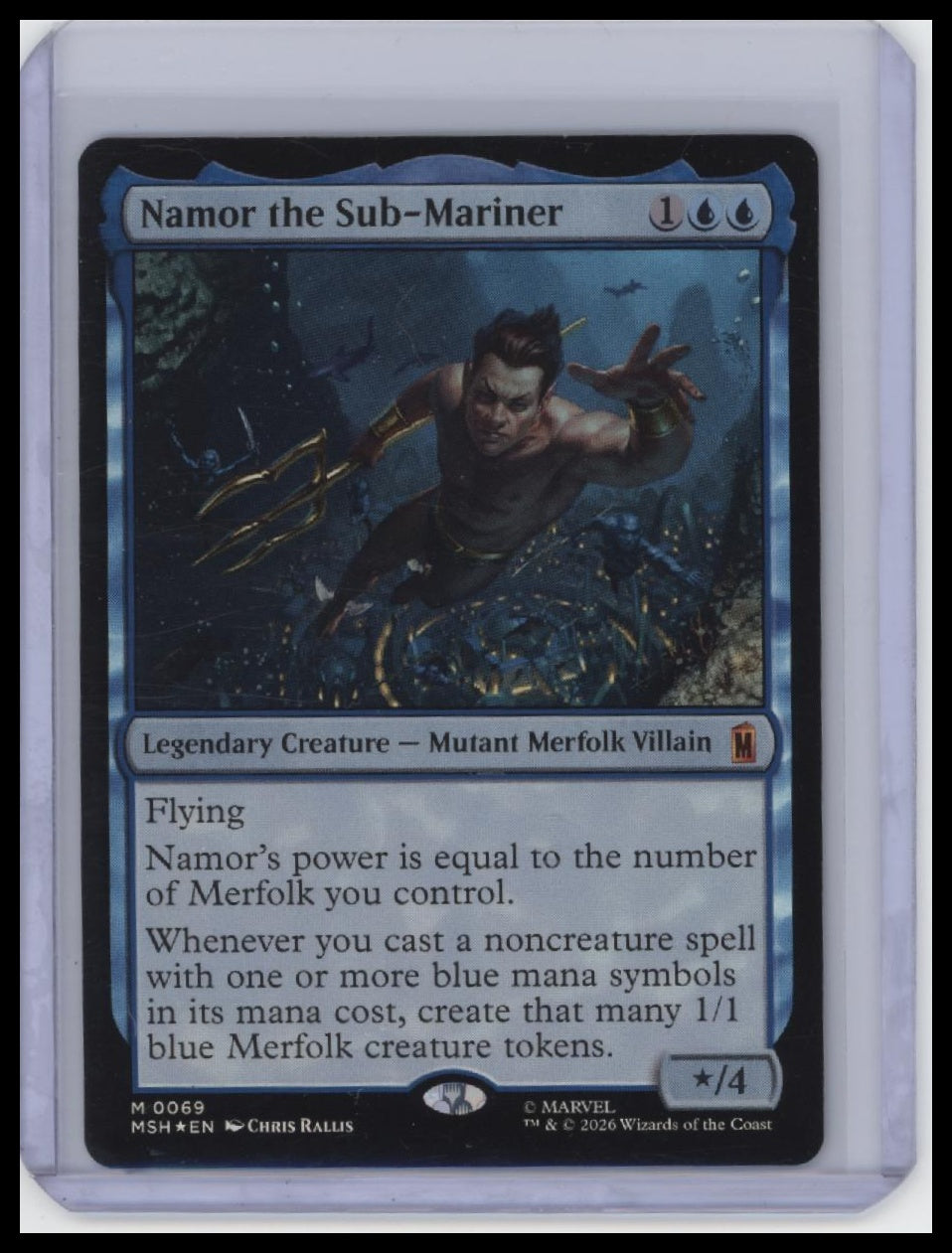 Marvel Super Heroes #69 Namor the Sub-Mariner foil.