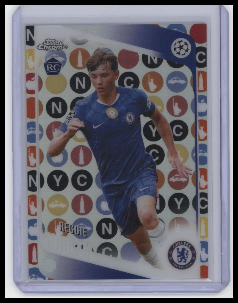 2025-26 Topps Chrome UEFA Club #70 Reggie Walsh Big Apple