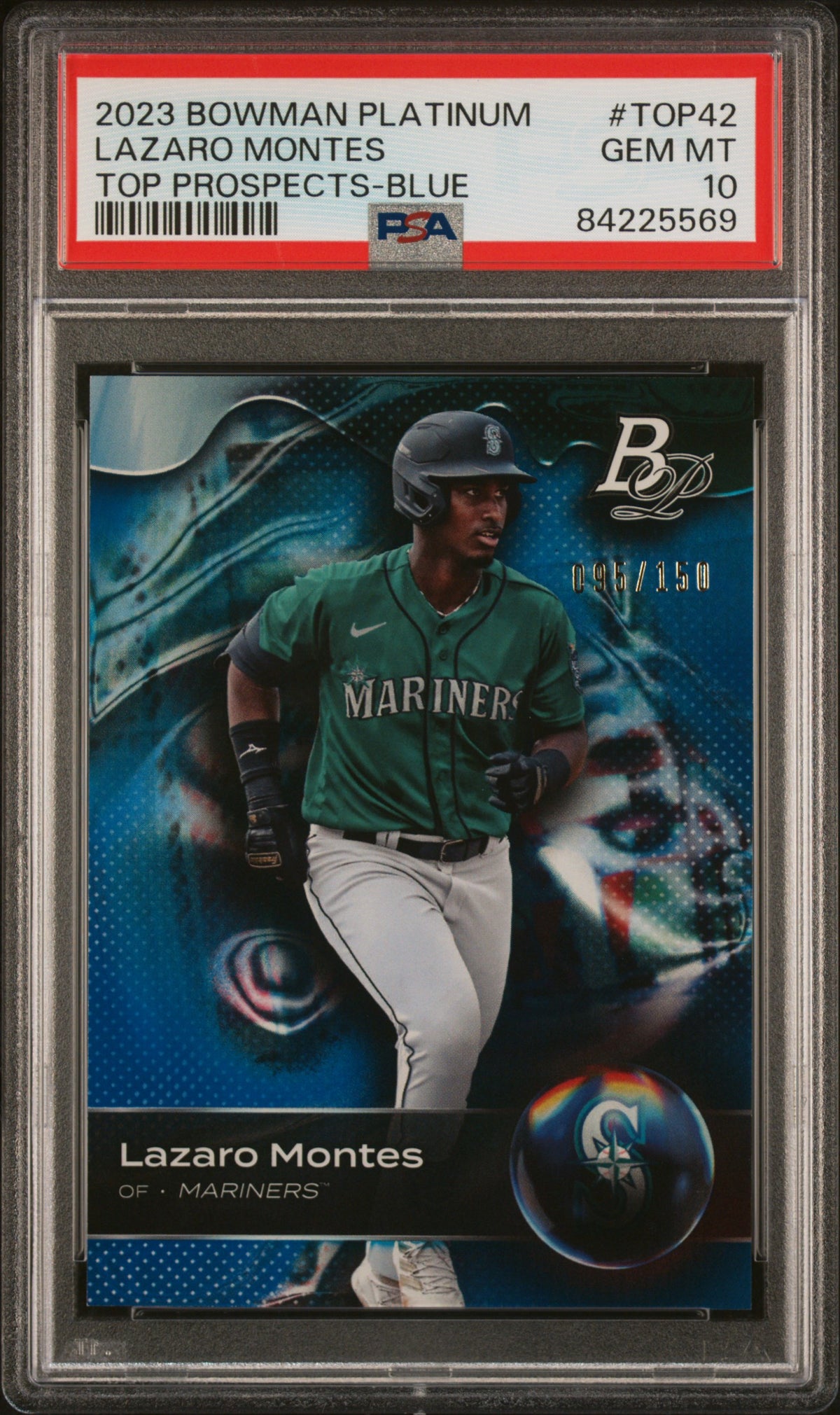 2023 Bowman Platinum #TOP-42 Lazaro Montes /150