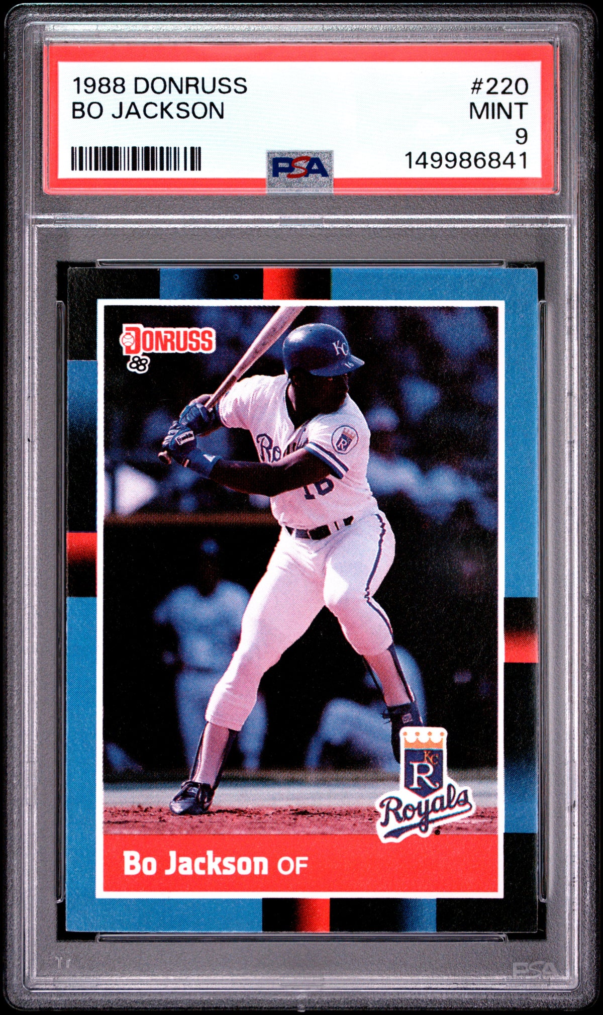 1988 Donruss #220 Bo Jackson PSA 9