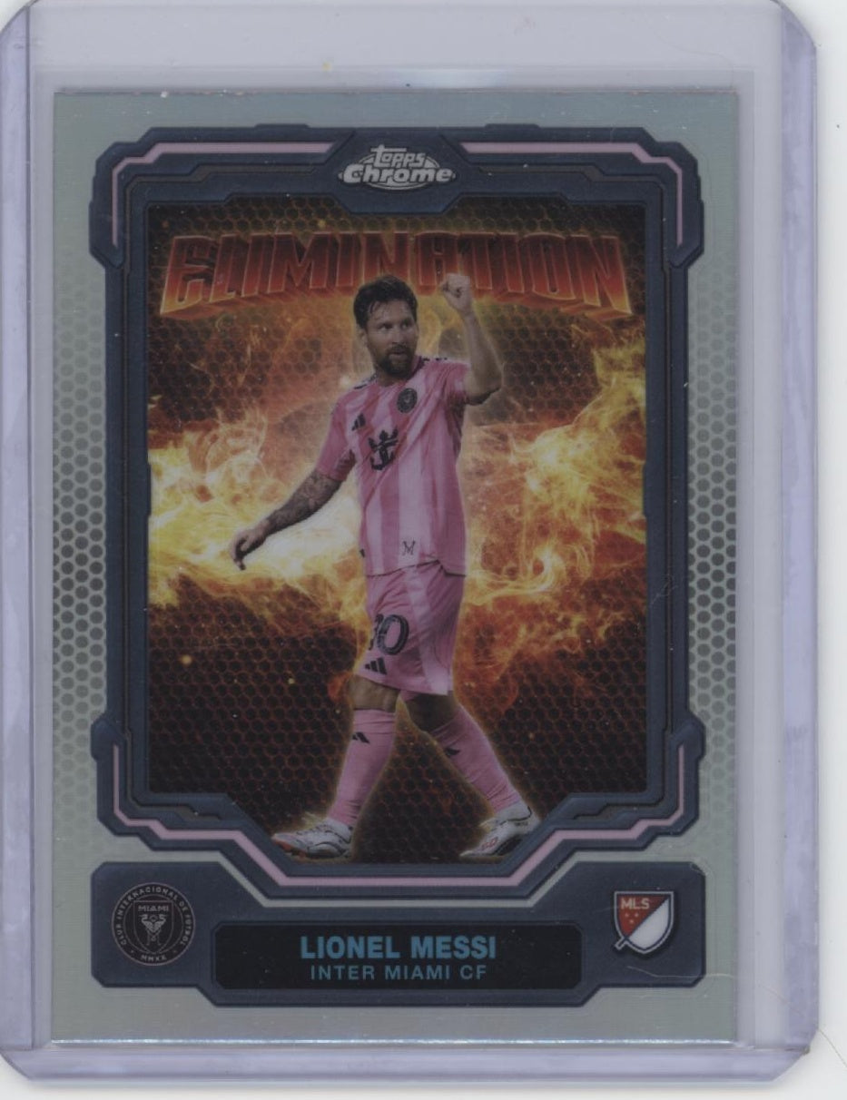 2025 Topps Chrome MLS #EL-10 Lionel Messi Elimination