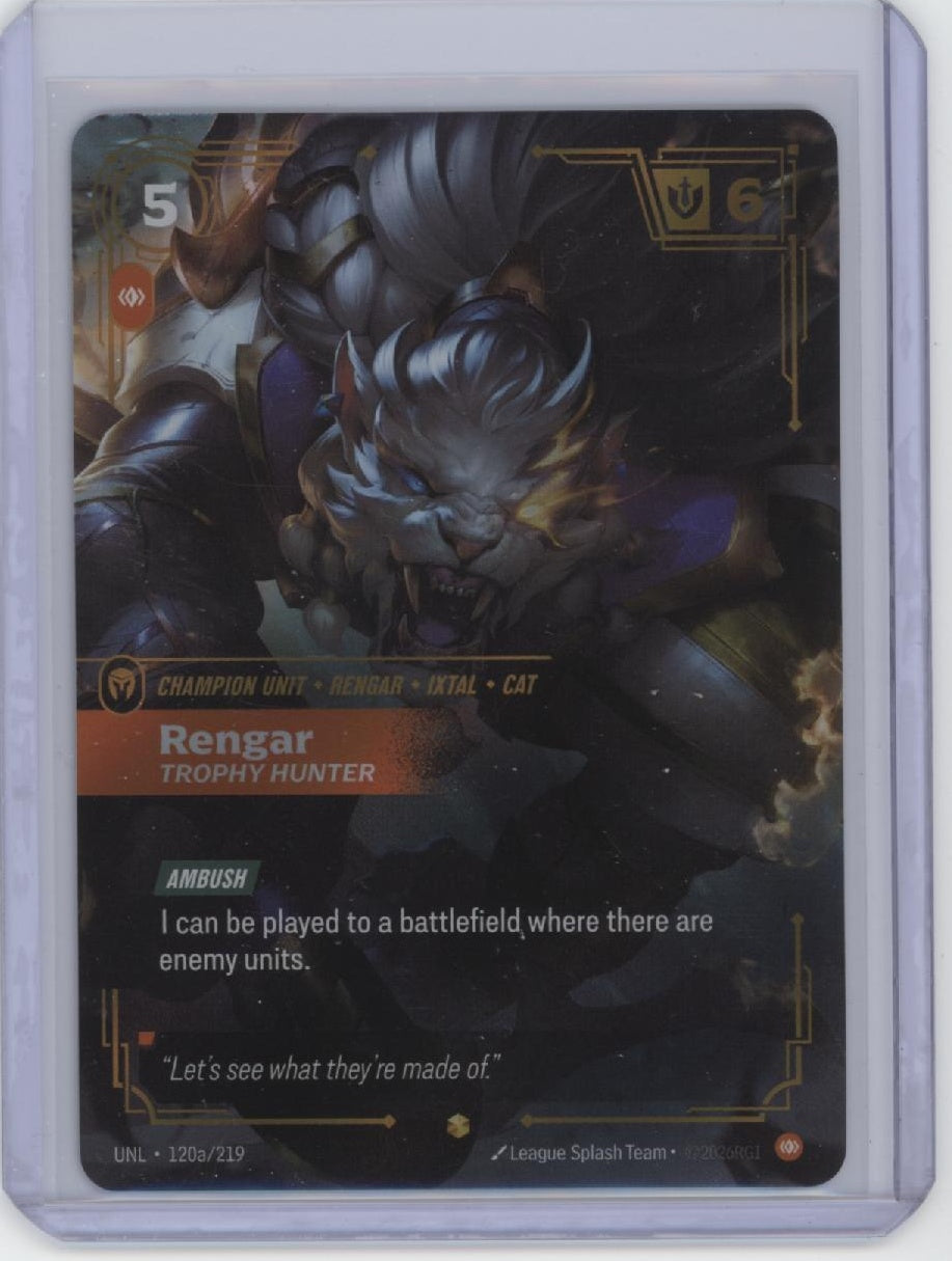Riftbound - Unleashed #120a/219 Rengar, Trophy Hunter Alternate Art