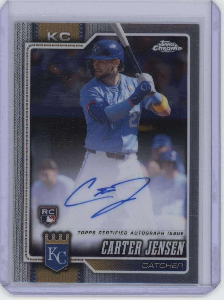 2026 Topps Chrome #RA-CJ Carter Jensen Rookie Autographs