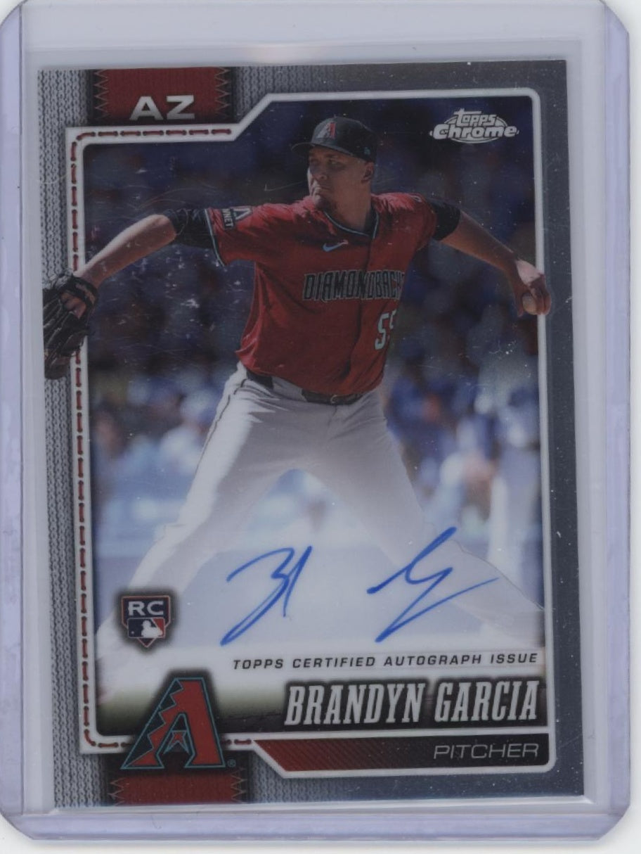 2026 Topps Chrome #RA-BG Brandyn Garcia Rookie Autographs