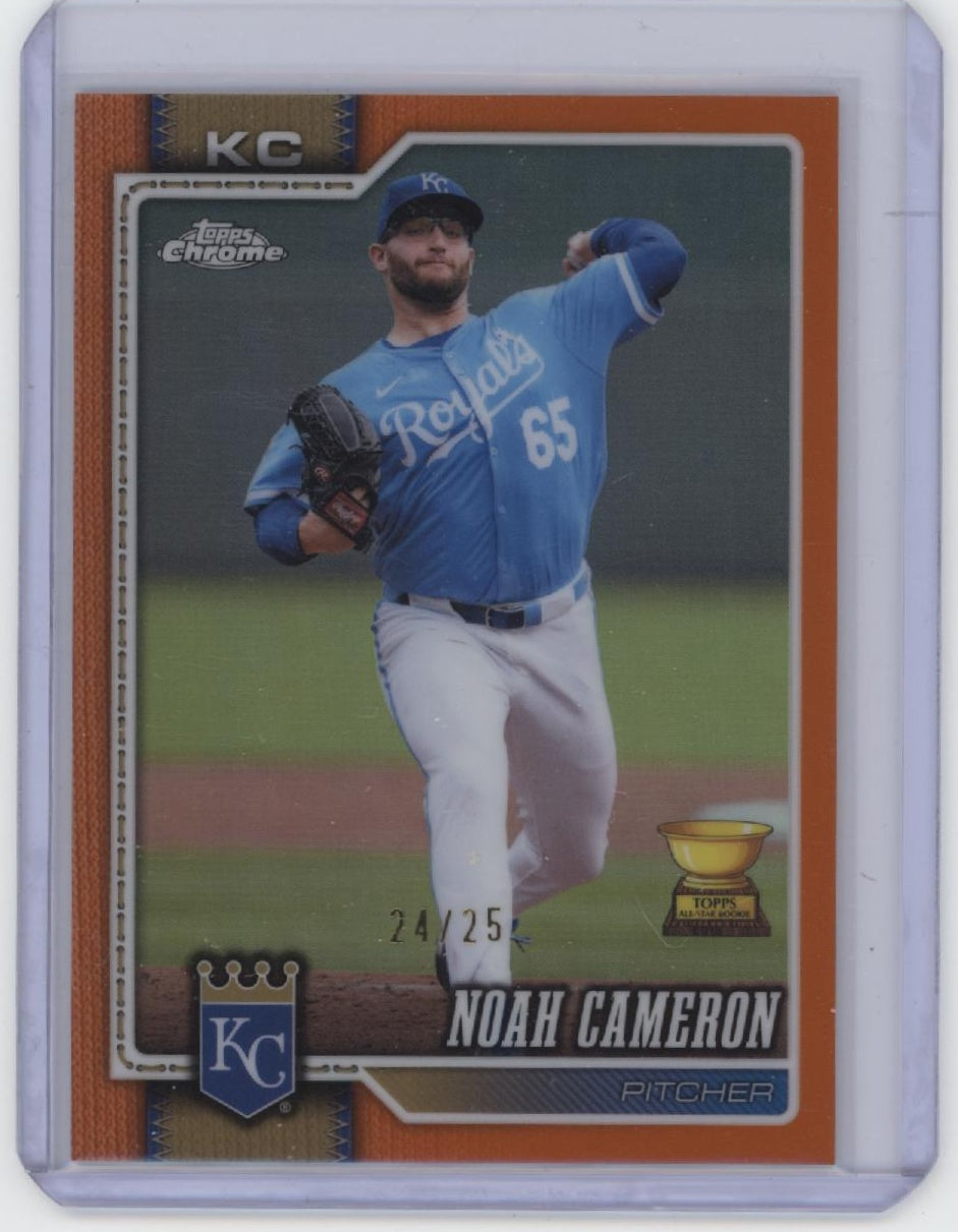2026 Topps #461 Noah Cameron Orange Diamante Foil #/25