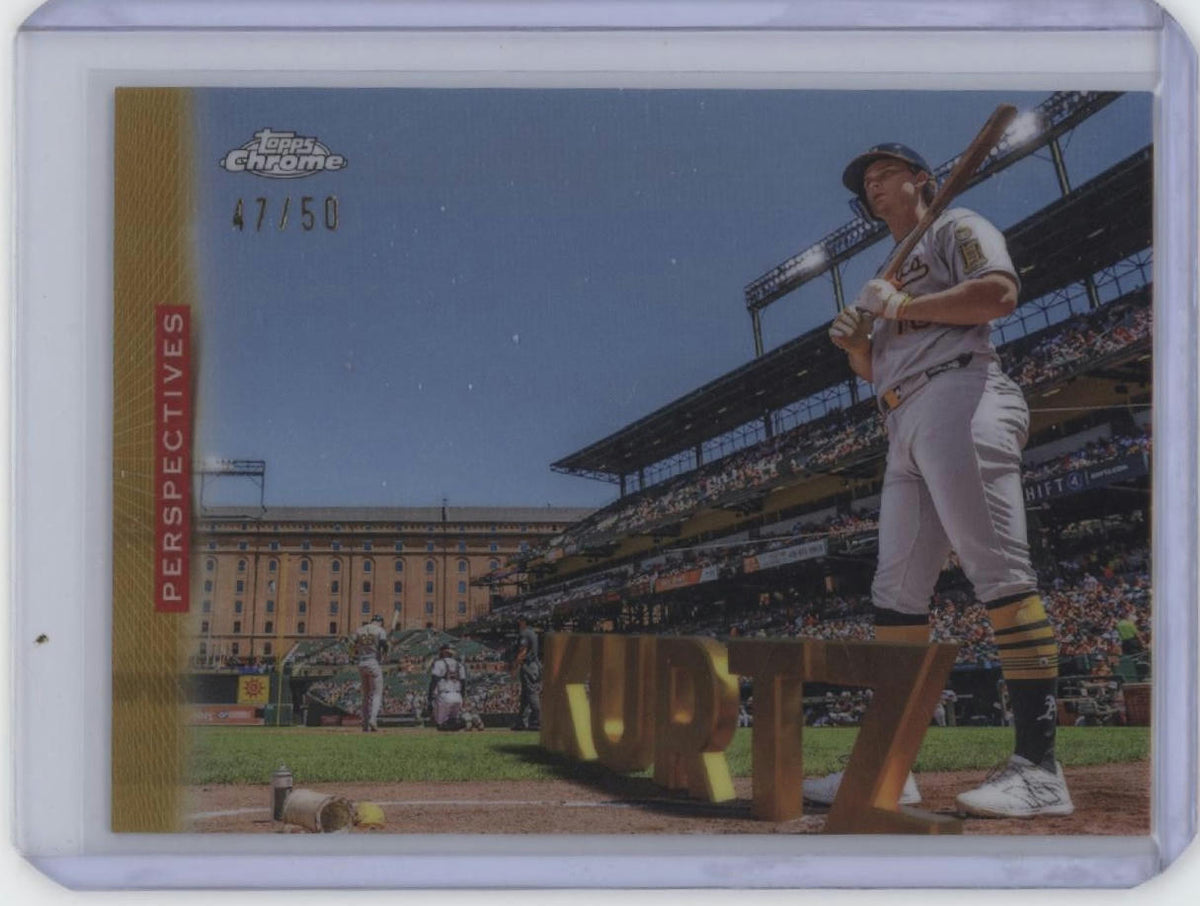 2026 Topps Chrome #P-3 Nick Kurtz Perspectives Gold Refractor #/50