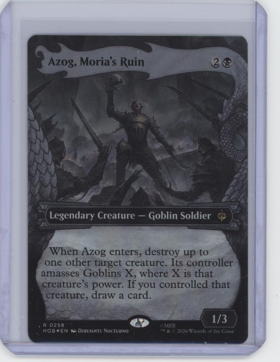 The Hobbit #222 Azog, Moria's Ruin (Showcase) Foil