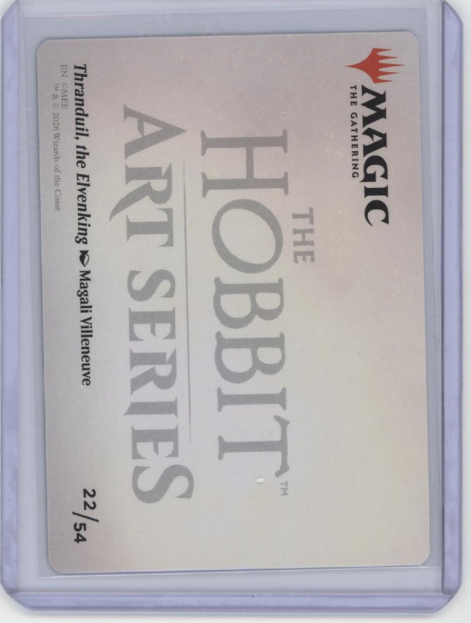 Art Series: The Hobbit #22 Thranduil, the Elvenking Art Card (Gold-Stamped)