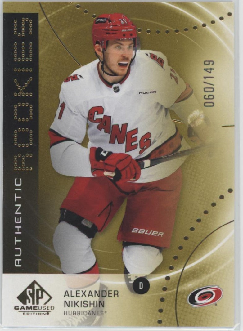 2025-26 SP Game Used #AR-AN Alexander Nikishin Gold #/149
