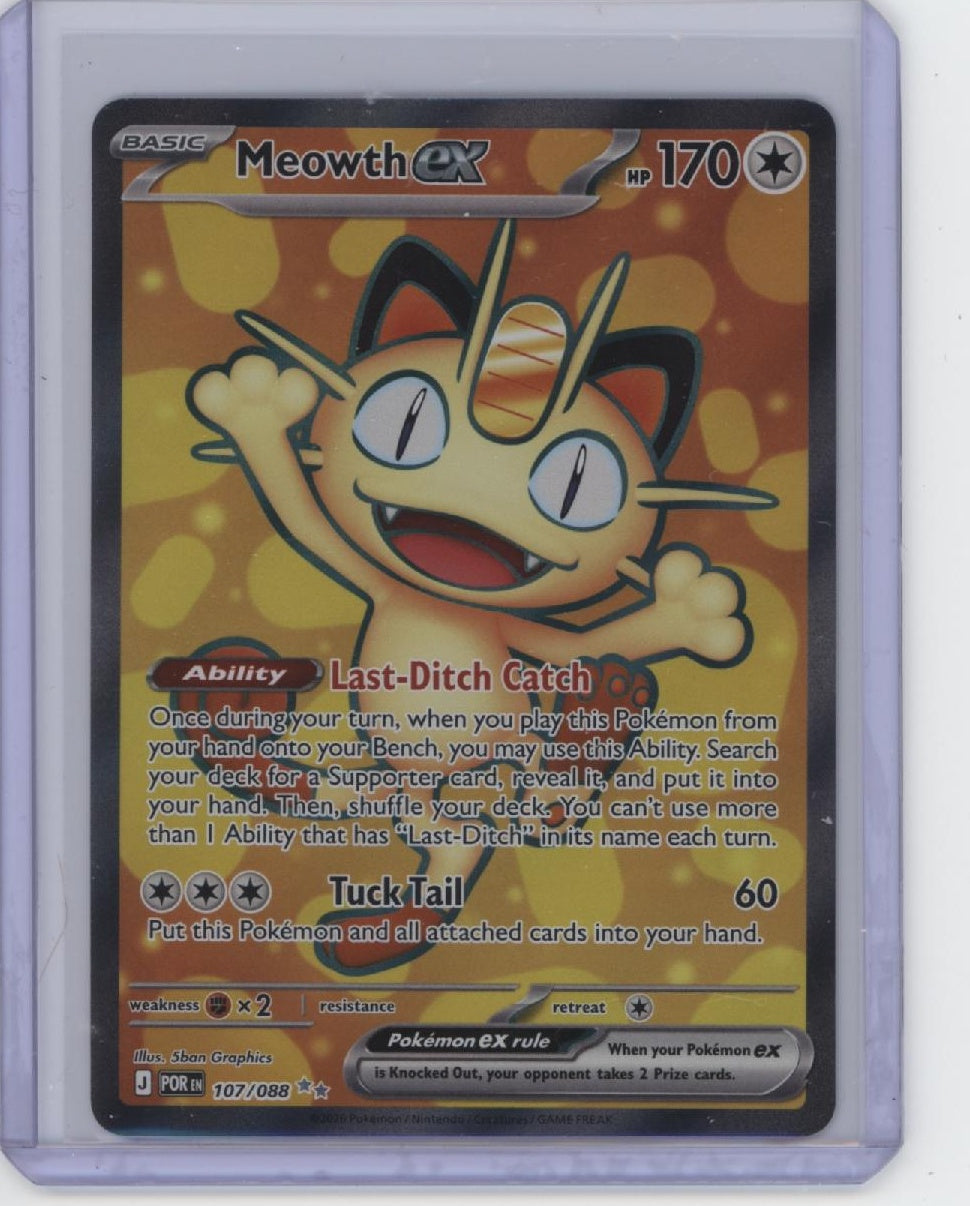 ME03: Perfect Order #107/088 Meowth ex