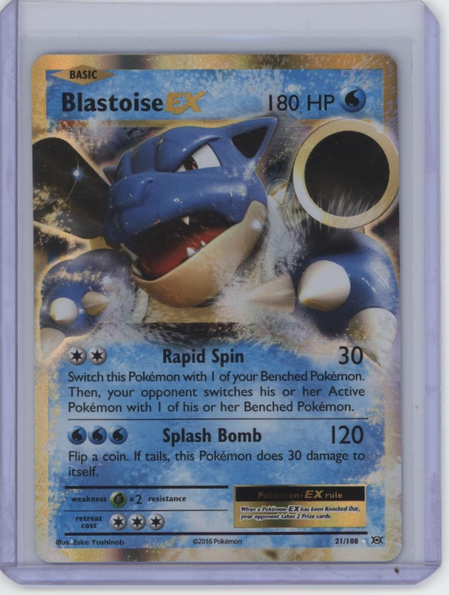 XY - Evolutions #21/108 Blastoise EX Ultra Rare Holo