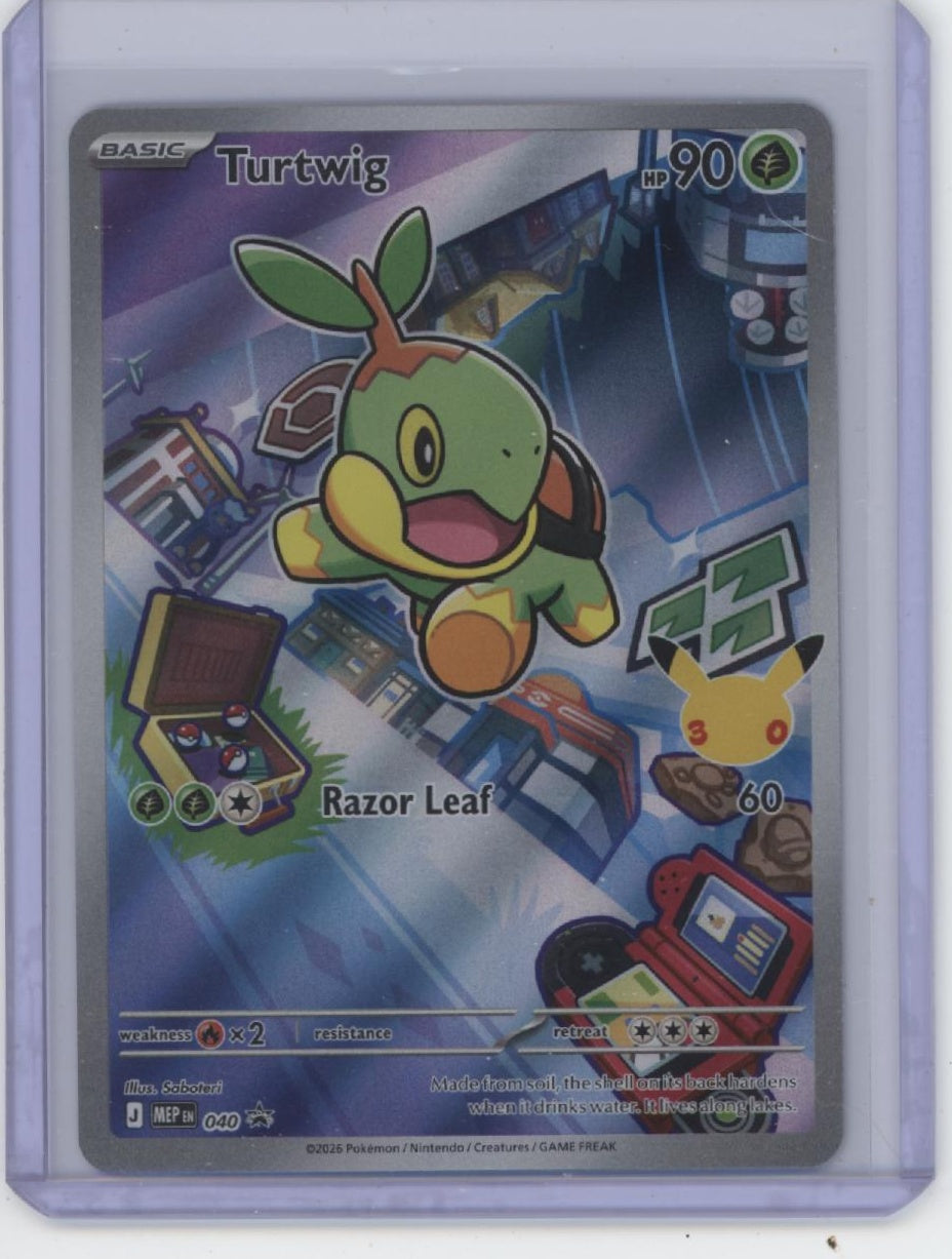 ME: Mega Evolution Promo #040 Turtwig Promo Holo