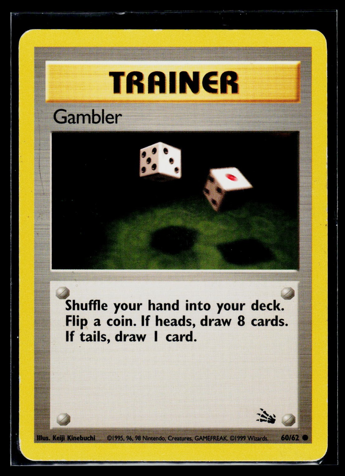 Pokémon Fossil #60/62 Gambler