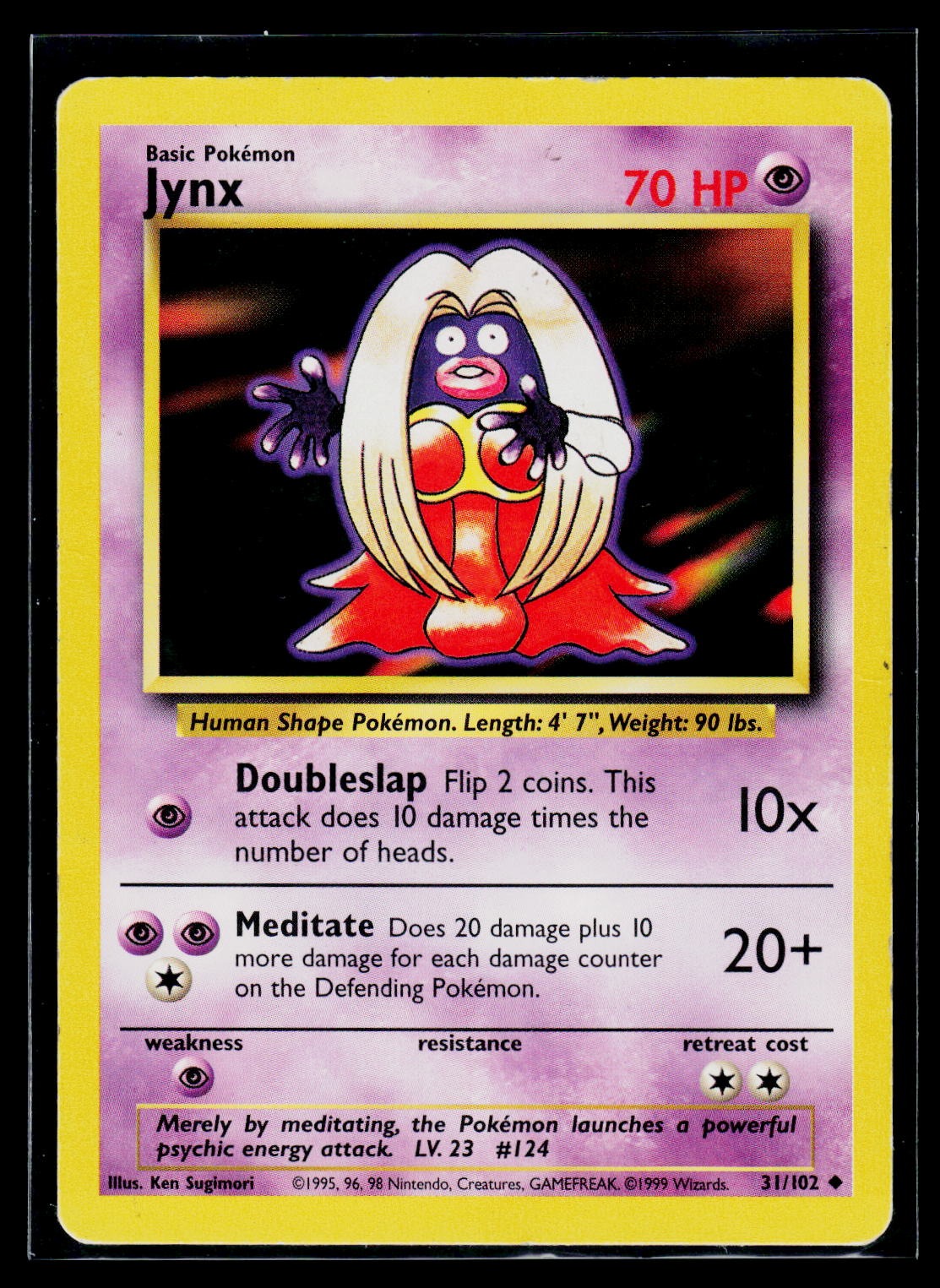 Pokemon Base Set #031/102 Jynx