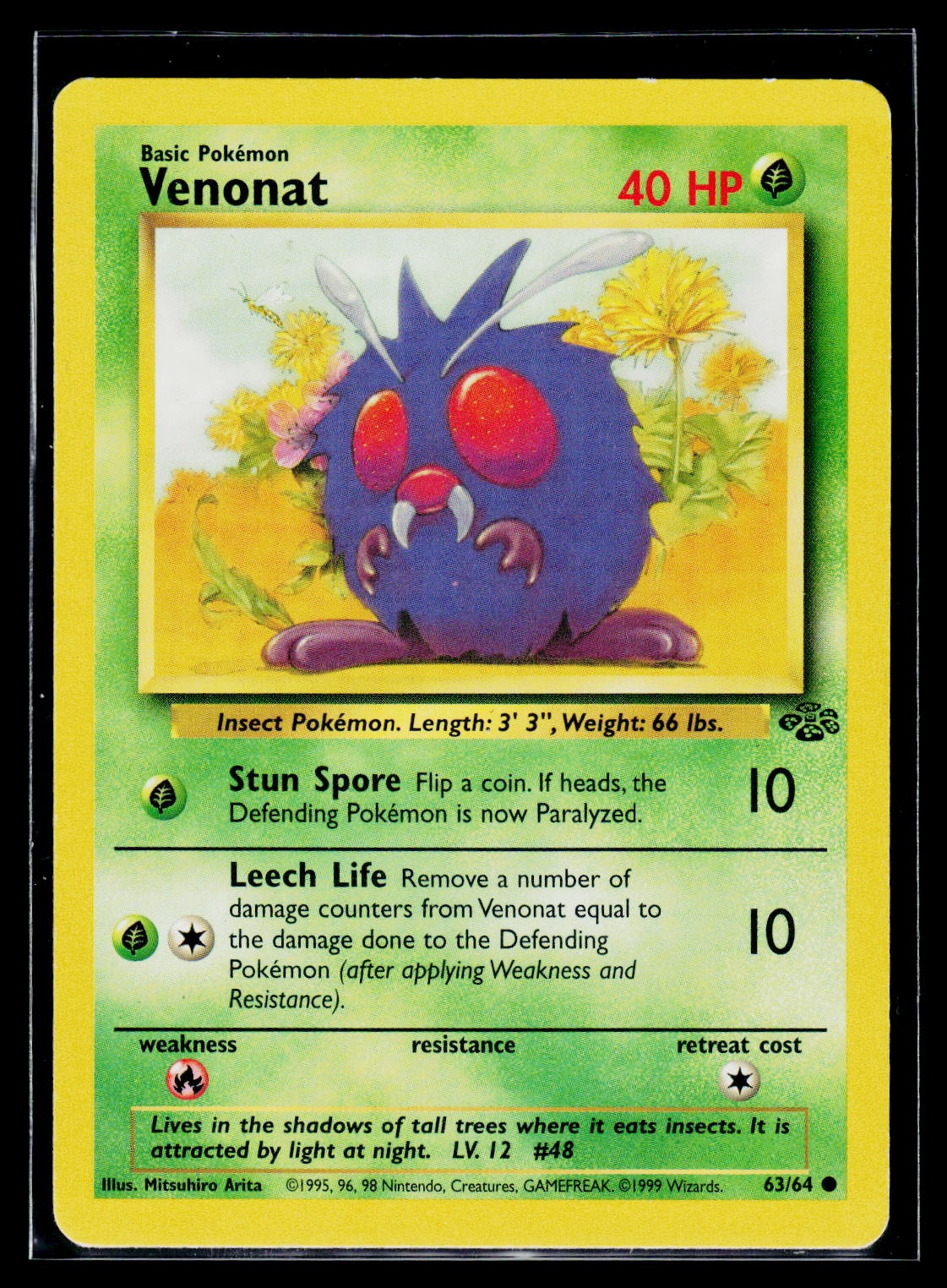 Pokemon Jungle #63/64 Venonat