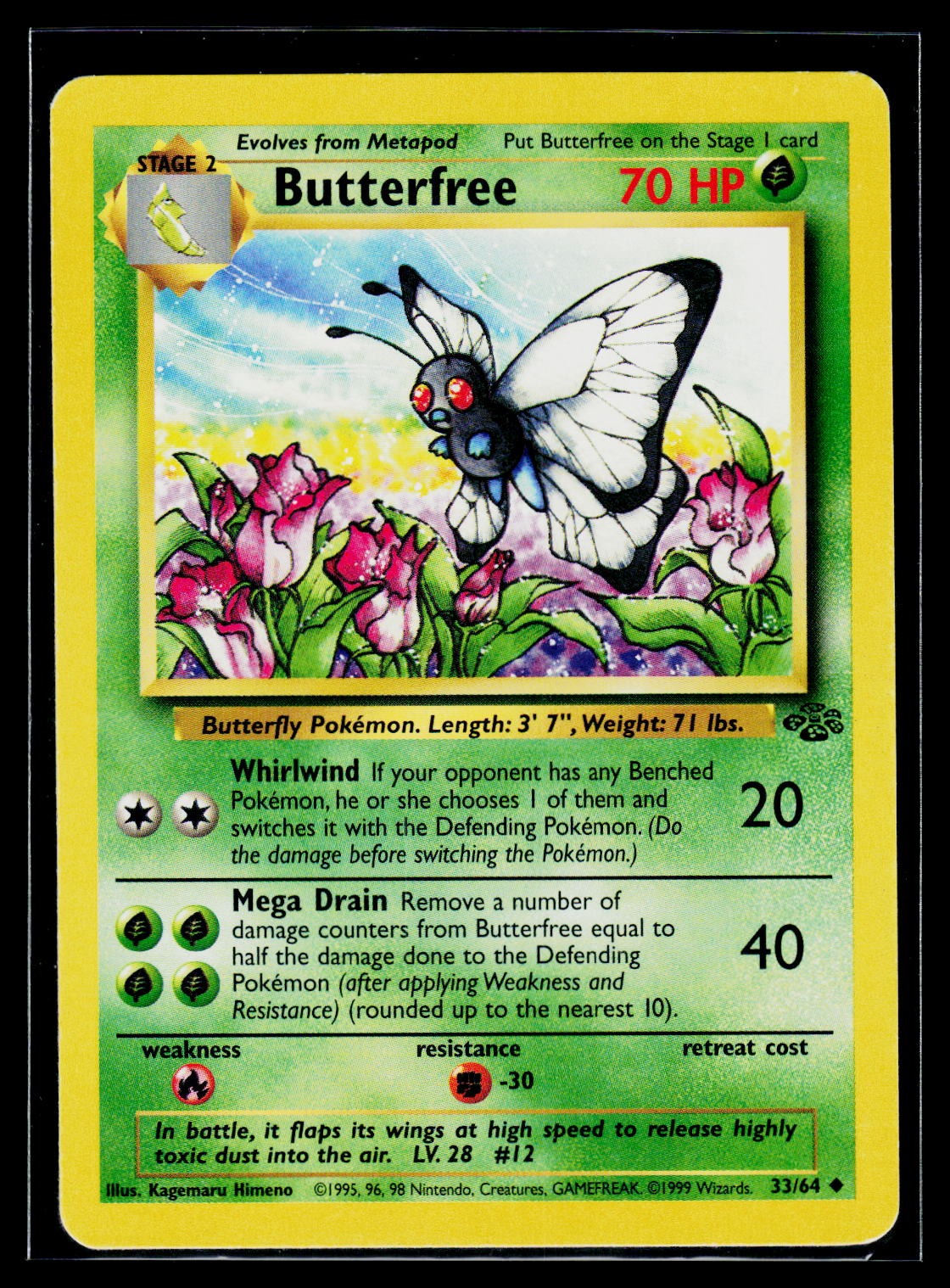 Pokémon Jungle #33/64 Butterfree