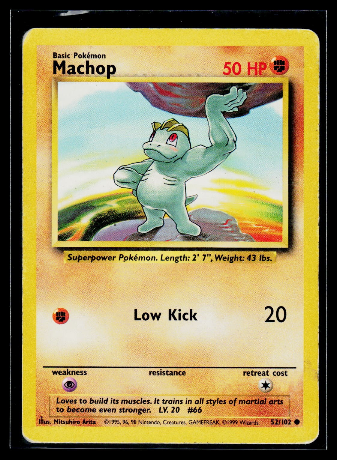 Pokémon Base Set #052/102 Machop