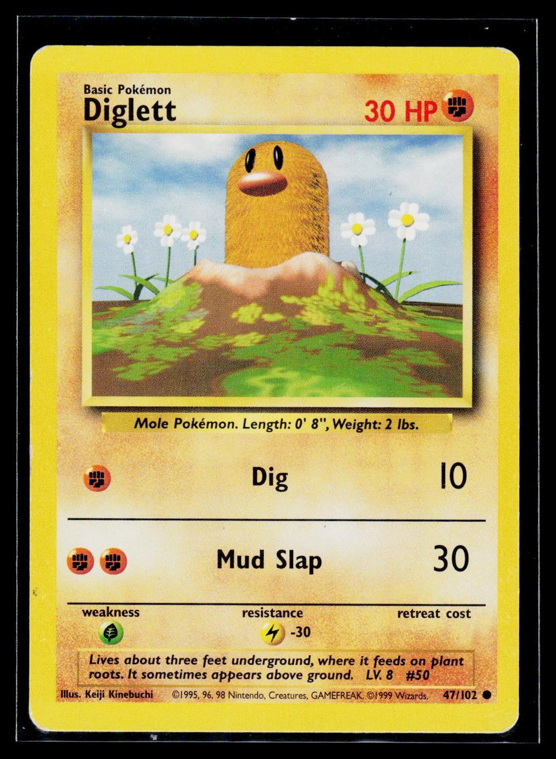 Pokémon Base Set #047/102 Diglett