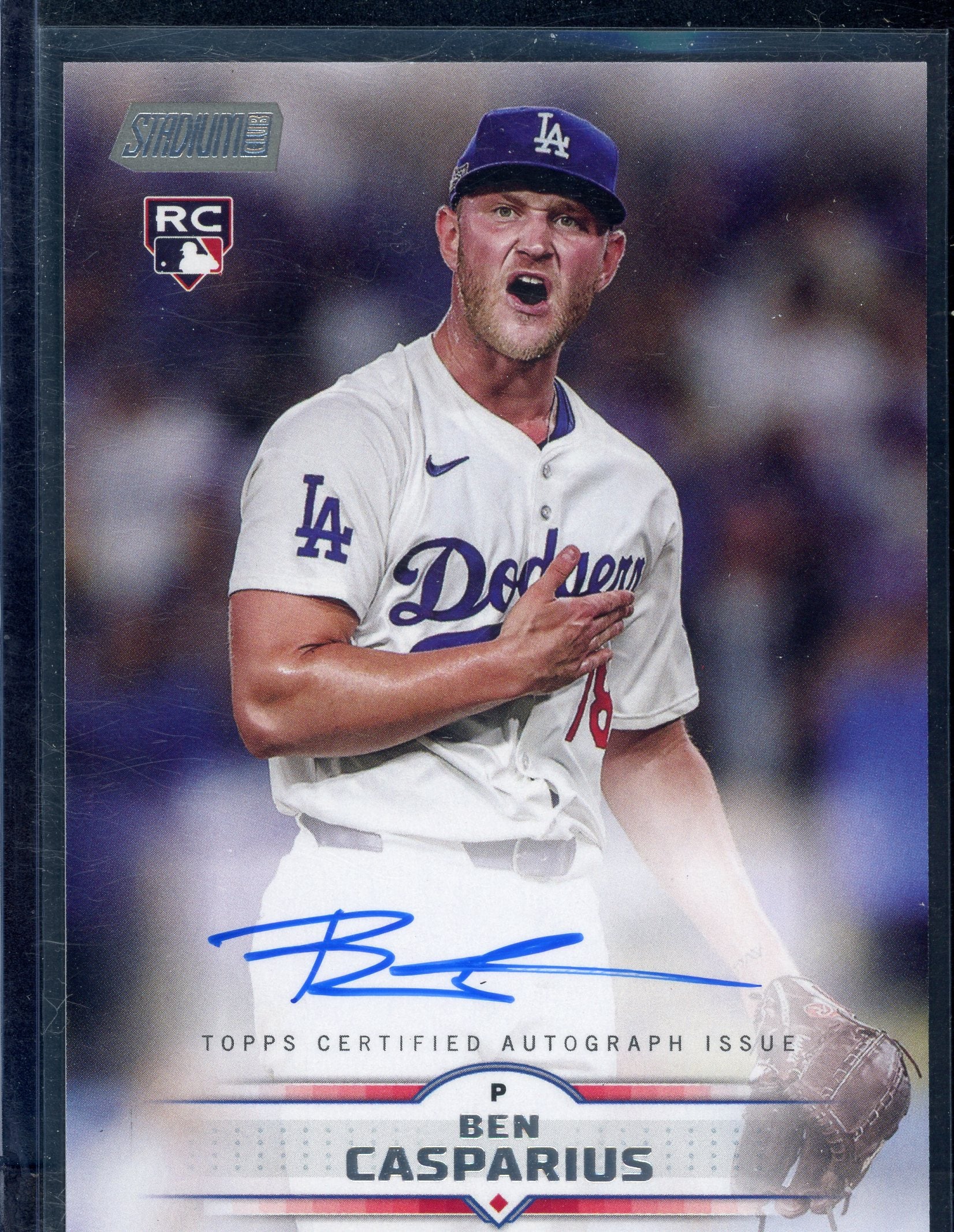 Ben Casparius #SCBA-BCA - Baseball Cards Topps Stadium Club Autograph