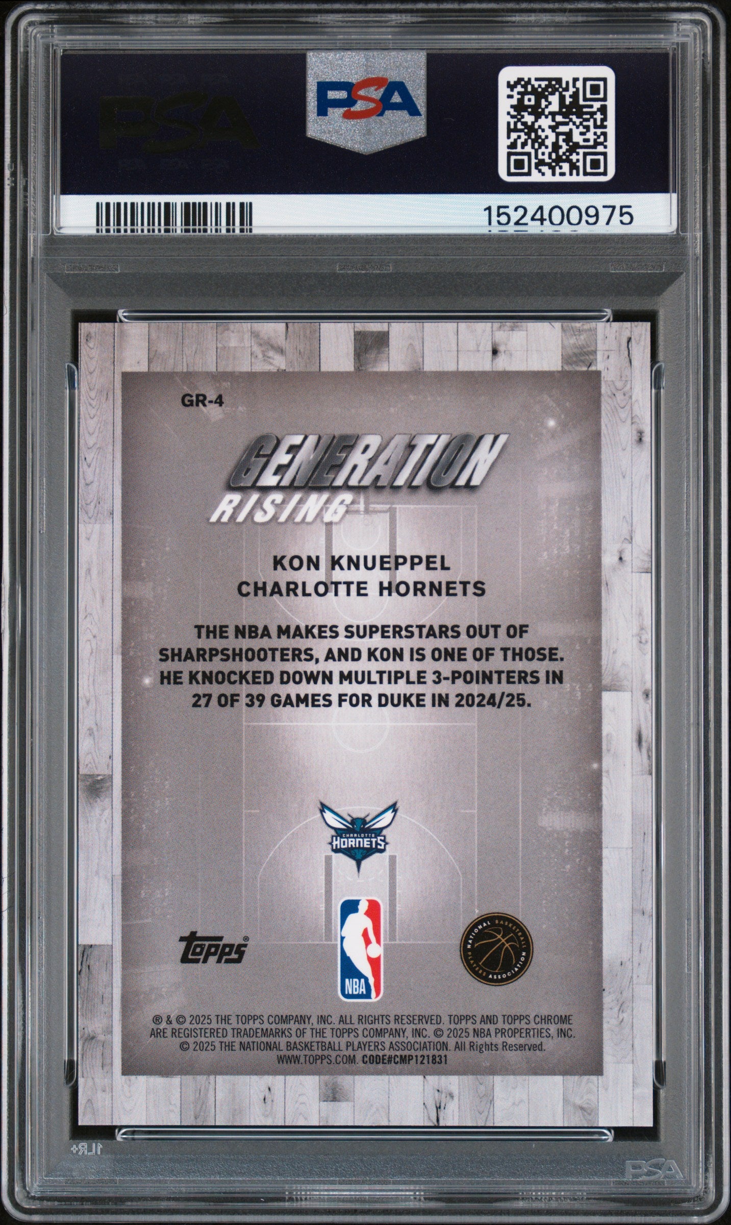 Kon Knueppel [Orange Geometric] #GR-4 - Topps Chrome Basketball