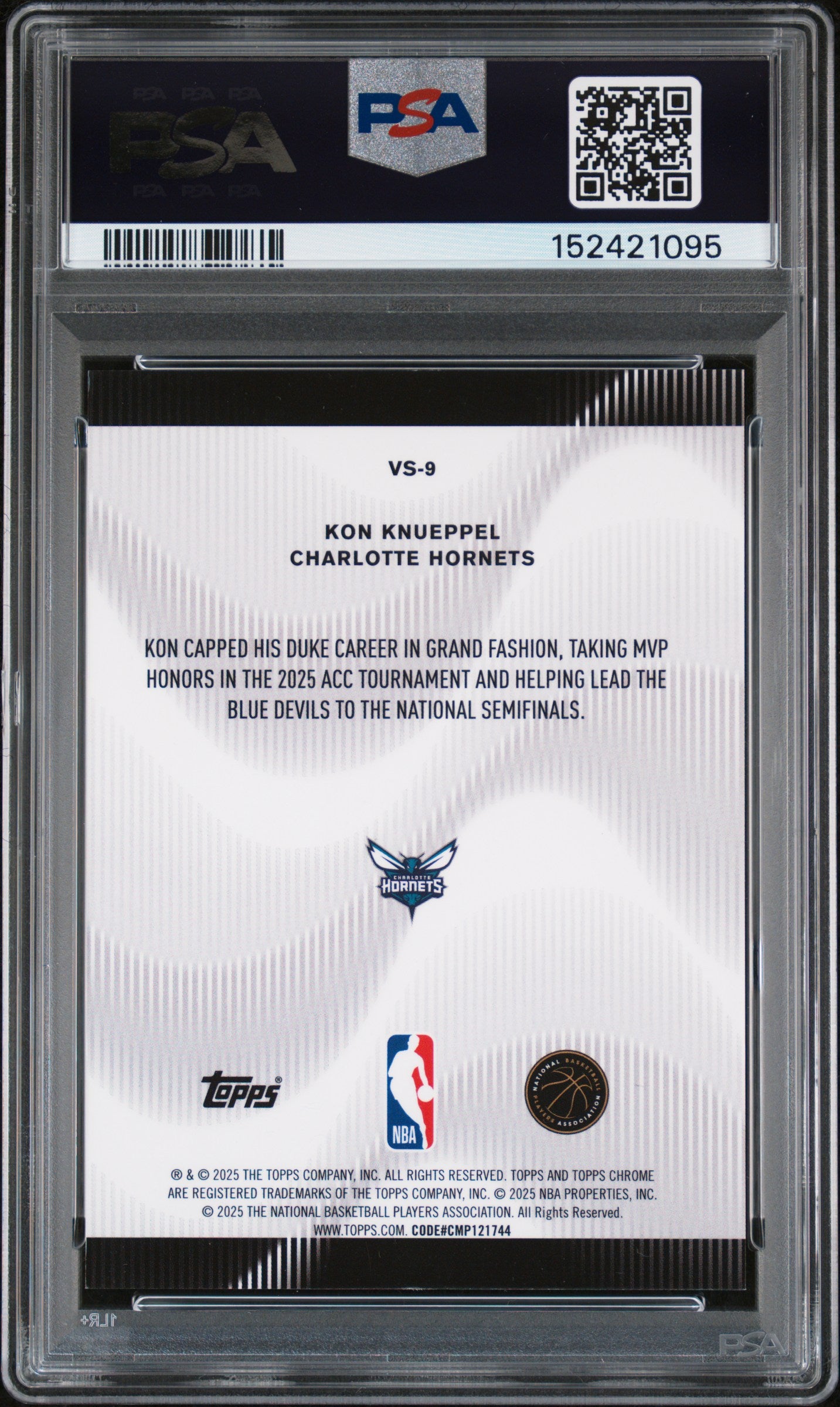Kon Knueppel [red geometric] #VS-9 - Topps Chrome Basketball