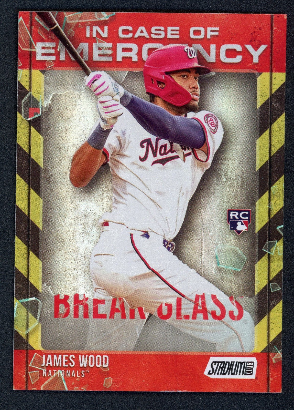 2025 Topps Stadium Club - In Case of Emergency James Wood #ICE-11 (RC)