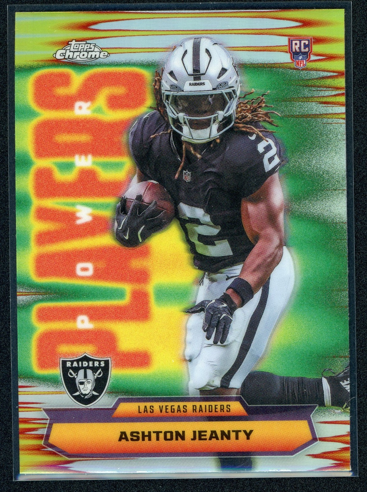2025 Topps Chrome Power Player Ashton Jeanty #PP-14 (RC)