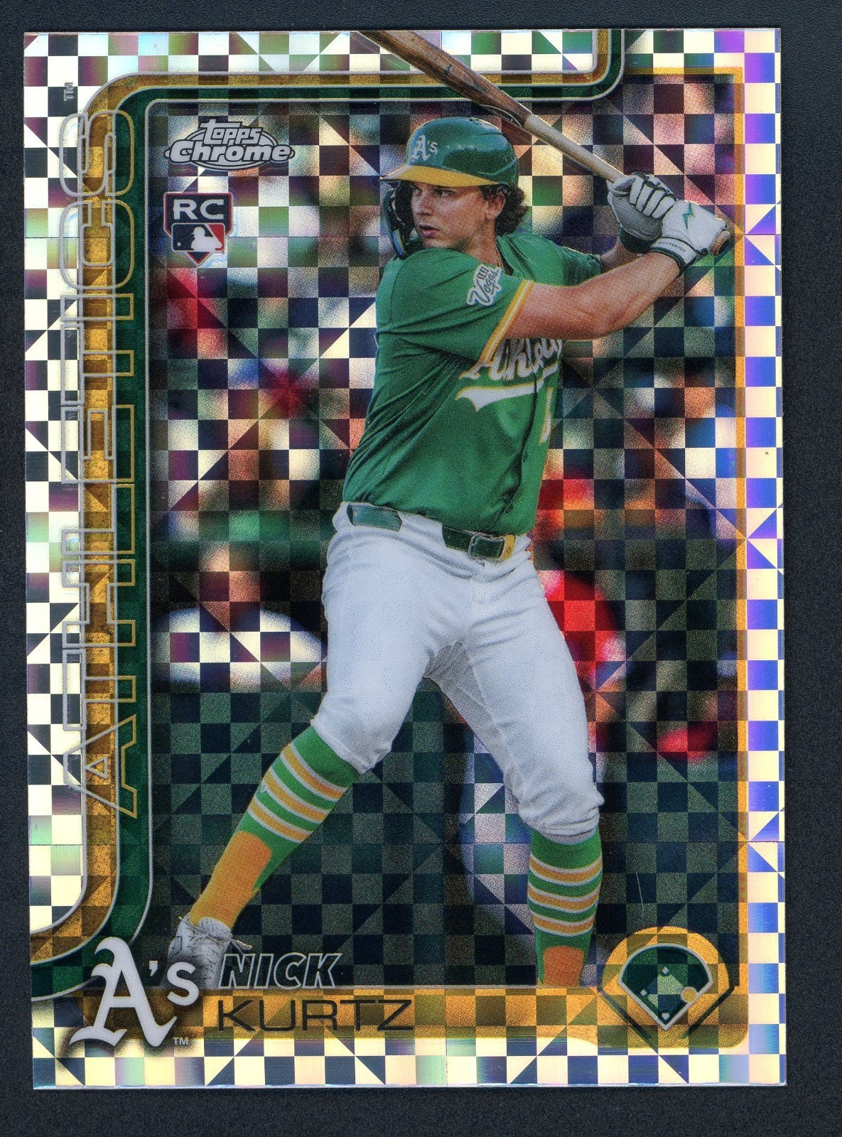 2025 Topps Chrome Update Series - Nick Kurtz #USC178 X-Fractor (RC)